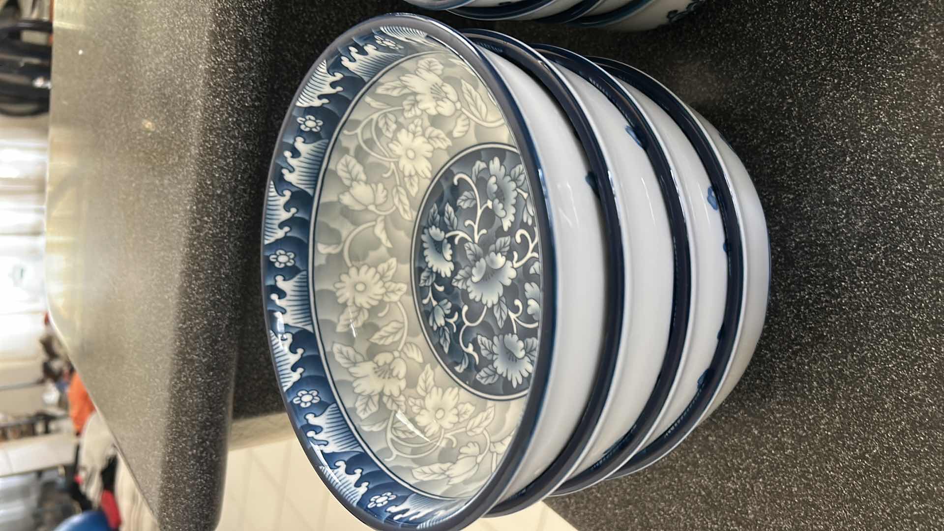 Photo 1 of 29 BLUE AND WHITE KOREAN  PORCELAIN BOWLS
