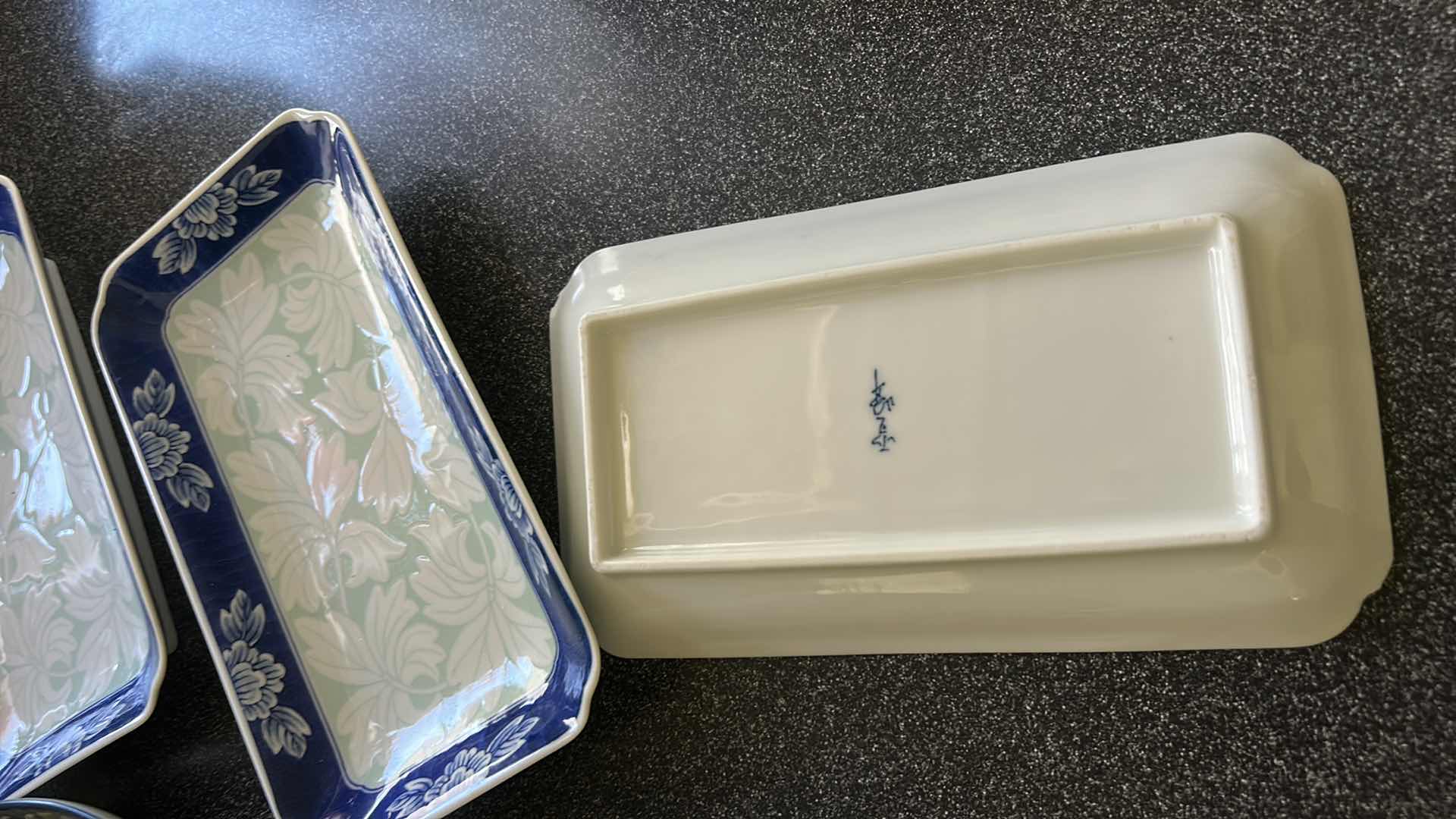 Photo 1 of BLUE AND WHITE SERVING DISHES