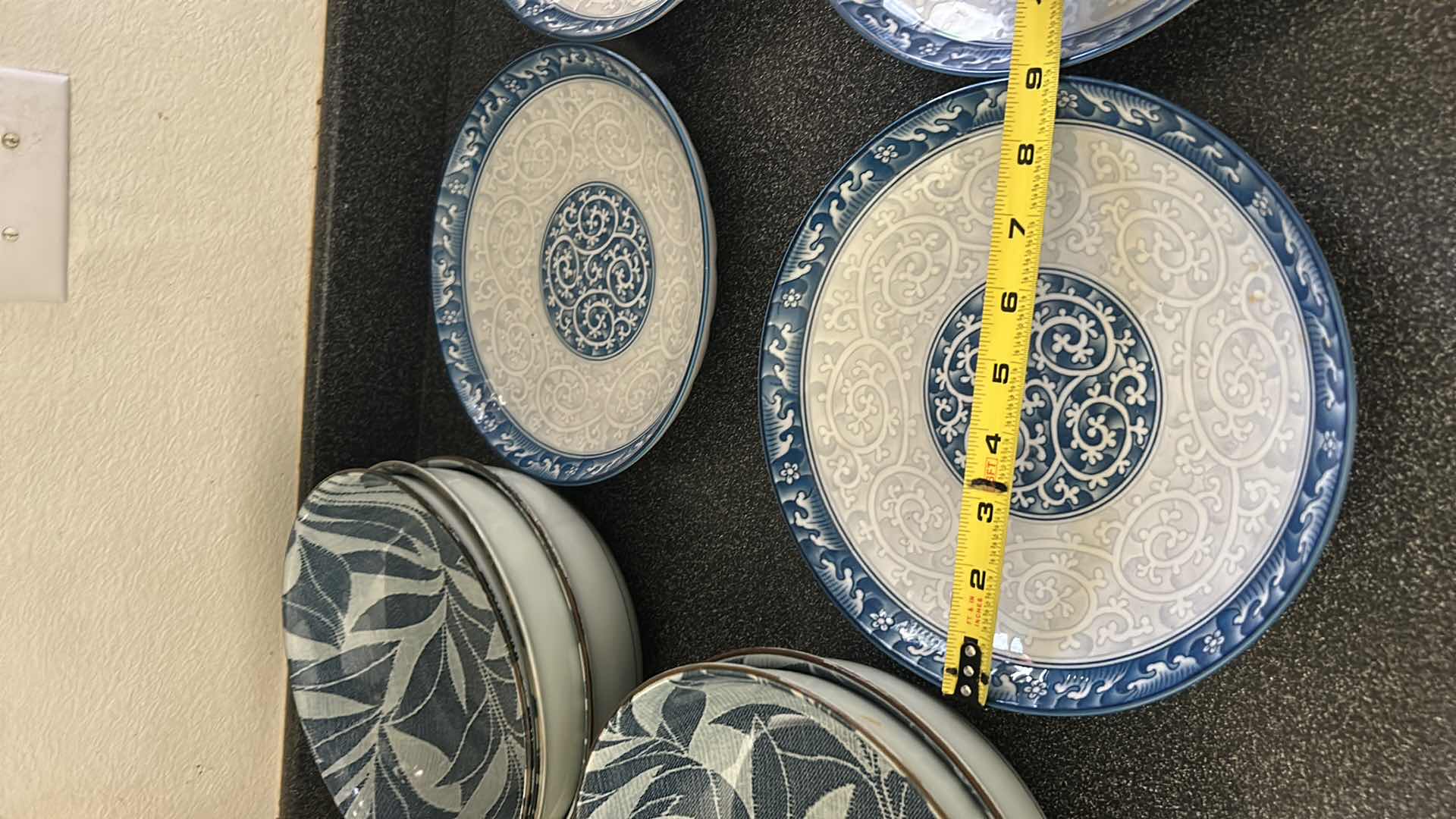 Photo 1 of BLUE AND WHITE SERVING DISHES