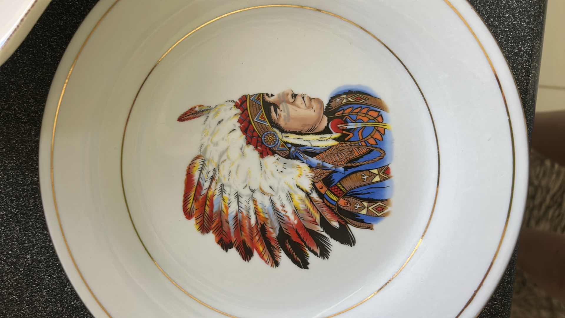 Photo 1 of 2 COLLECTORS PLATES ( INDIAN FINE CHINA) , SERVING BOWL