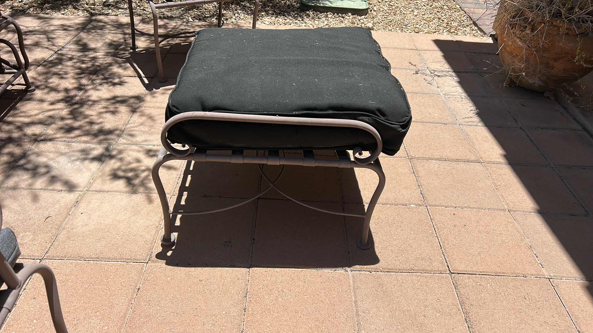 Photo 1 of OUTDOOR PATIO OTTOMAN WITH CUSHION 26” x 26” x H19”