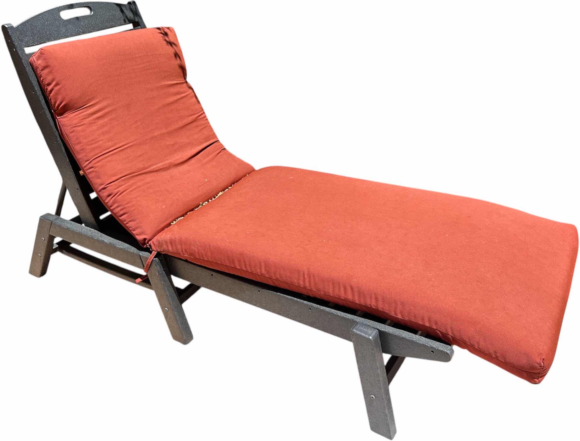 Photo 1 of OUTDOOR RECLINER WITH CUSHION