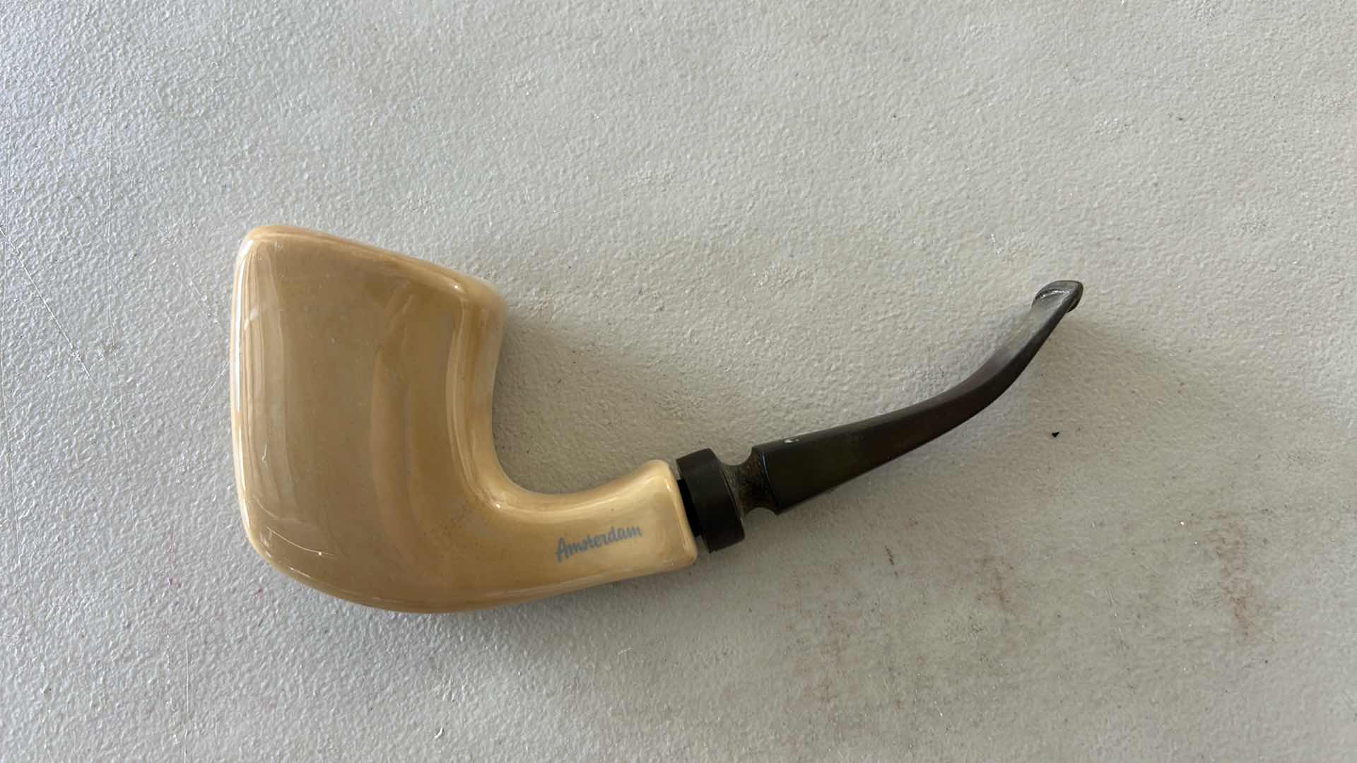 Photo 1 of Vintage Amsterdam Bent Style Ceramic Pipe