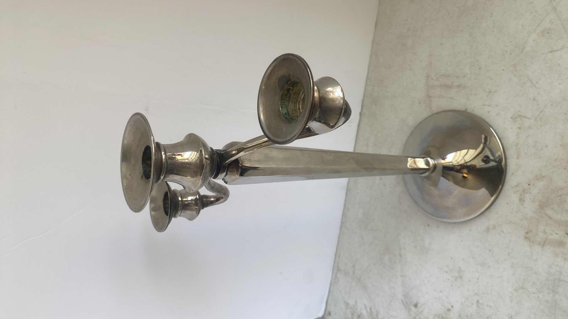 Photo 1 of POTTERY BARN CANDLESTICK H14 1/2”