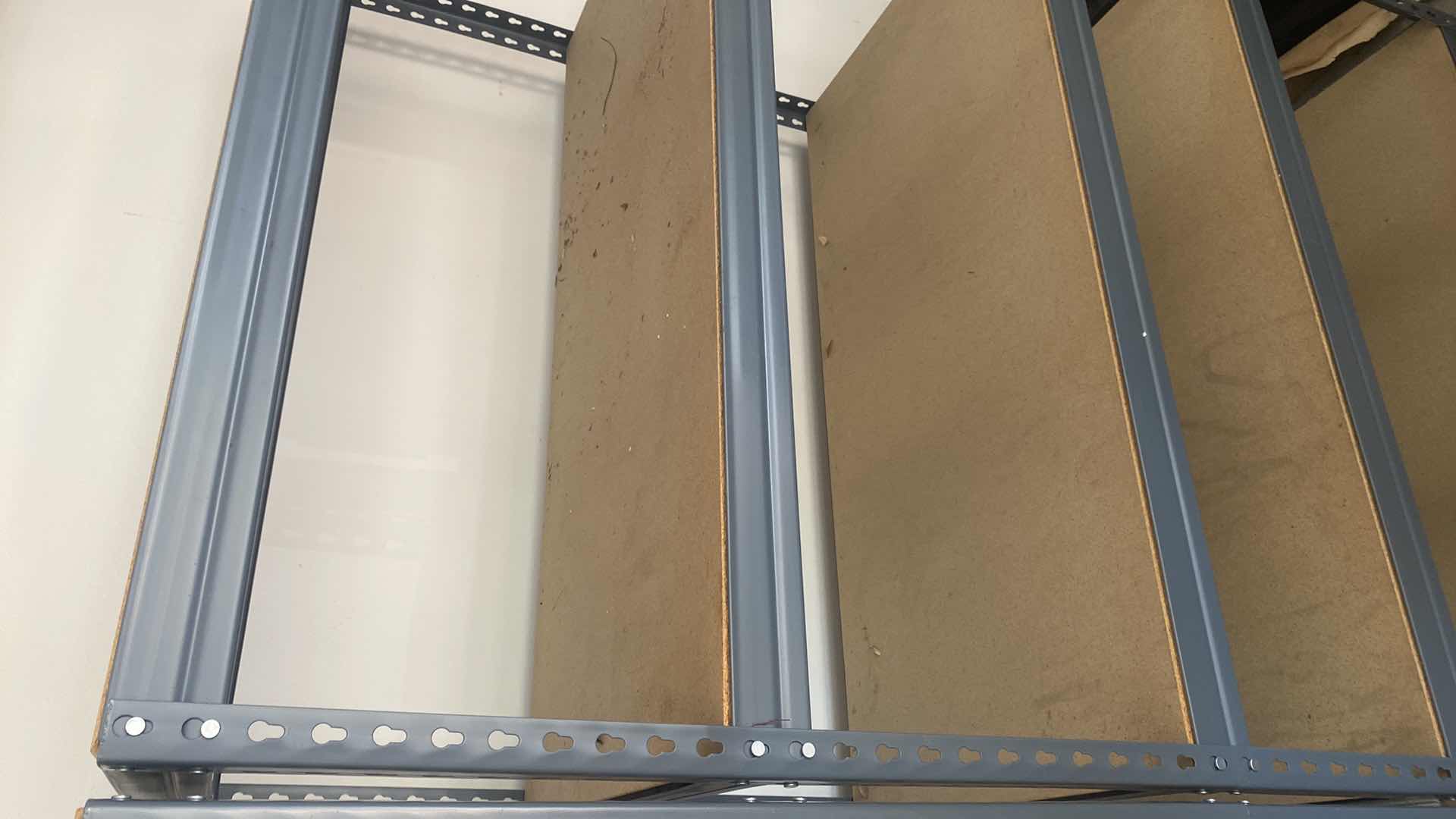 Photo 1 of METAL & PRESSBOARD 5 SHELFS STORAGE 48” x 24” H 72” (4 available Each sold separately)