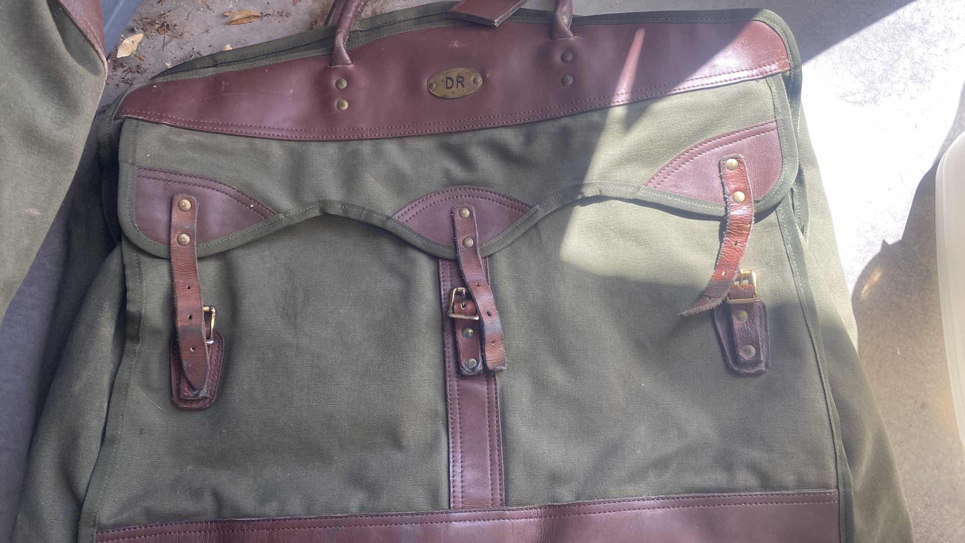 Photo 1 of 4 -  GREEN CANVAS SOFT LUGGAGE