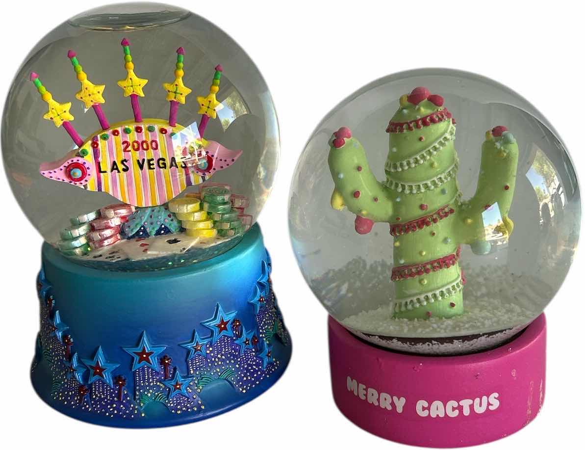 Photo 1 of 2 SNOW GLOBES (TALLEST H6”)