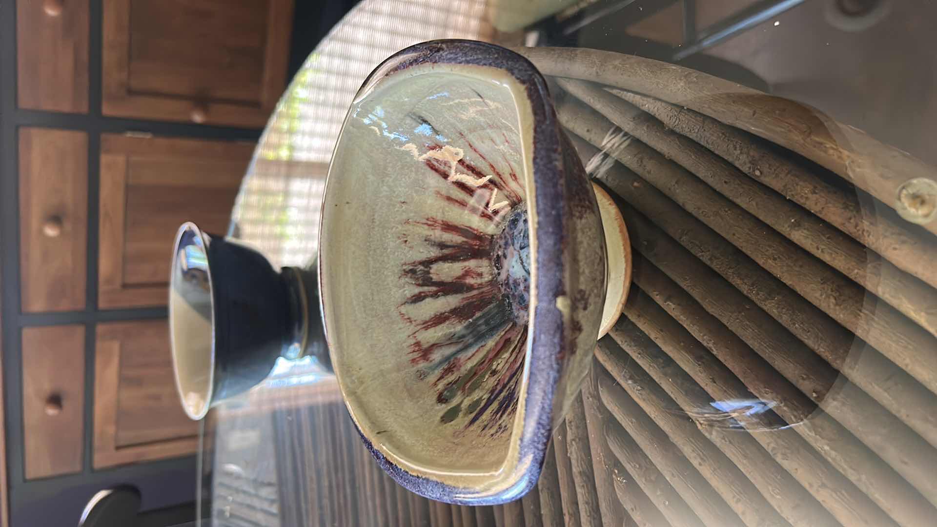 Photo 1 of 3 HANDCRAFTED POTTERY BOWLS, 1 SIGNED H4”