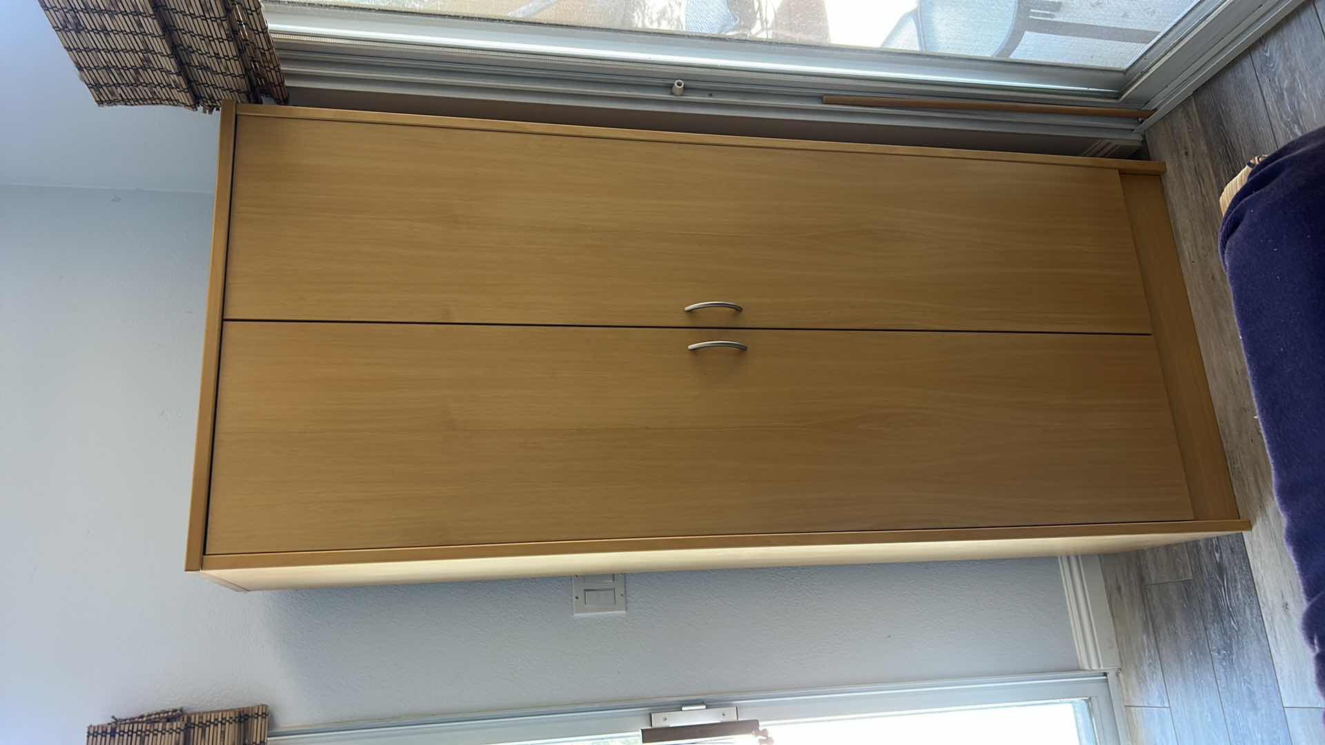Photo 1 of WOOD CABINET 31 1/2” x 16” x 75”