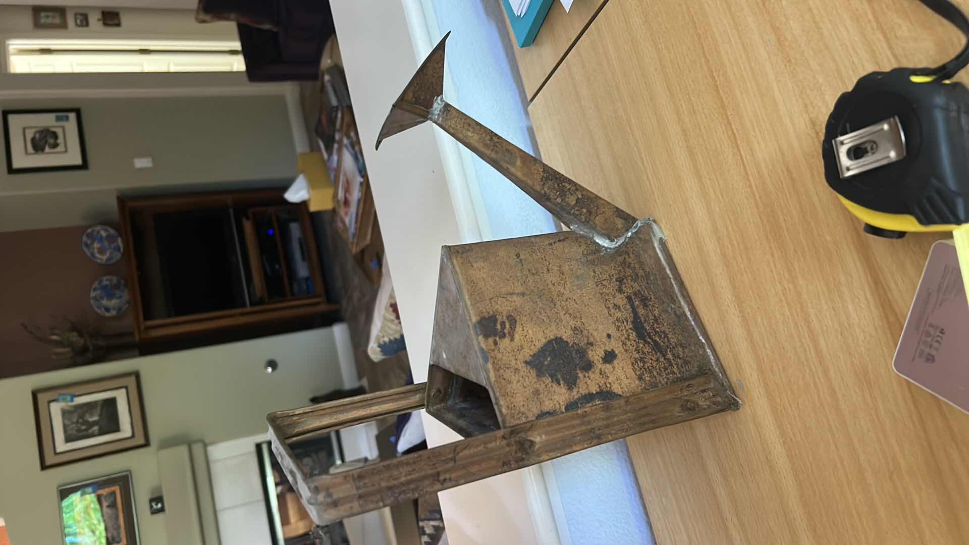 Photo 1 of 3 VINTAGE METAL WATERING CANS, TALLEST H11”)