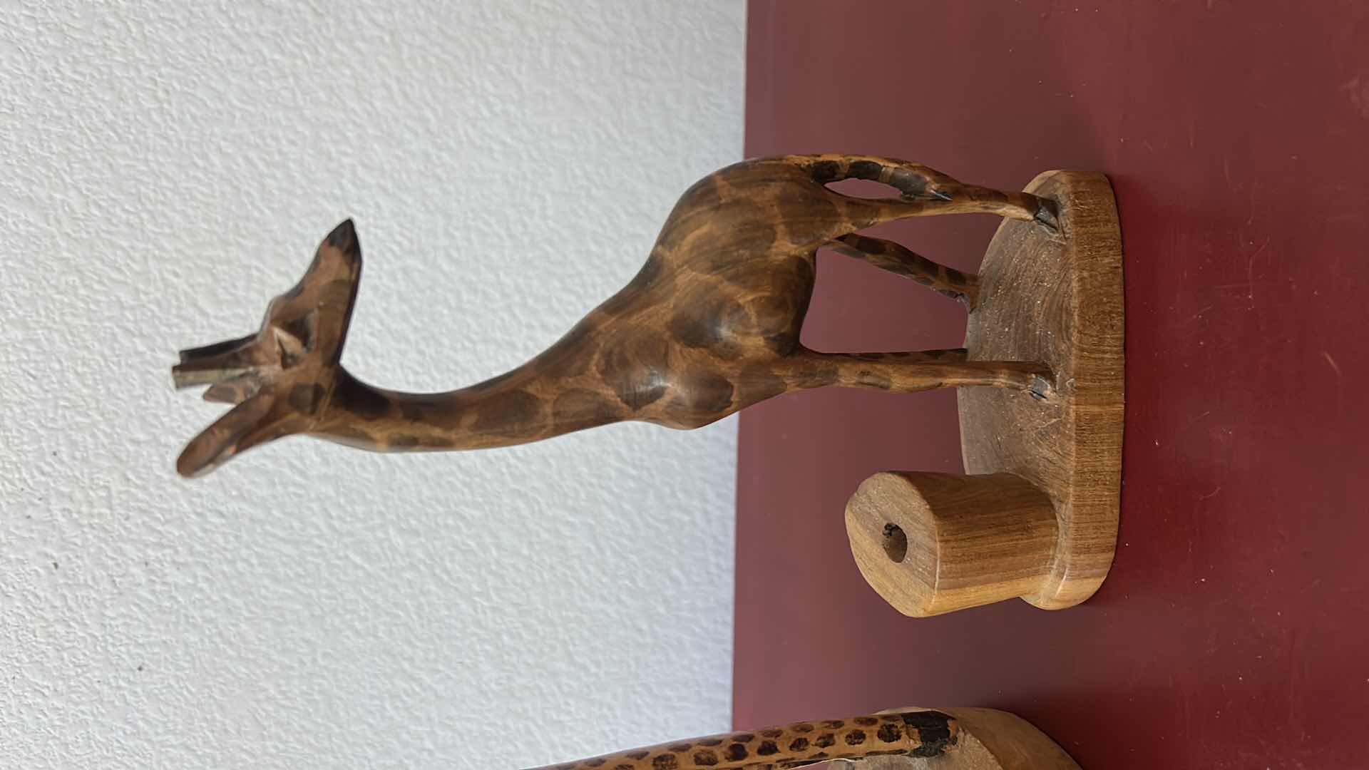 Photo 1 of WOOD GIRAFFE SCULPTURES (TALLEST H13”)