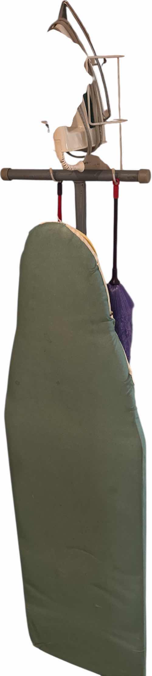 Photo 1 of OVER THE DOIR IRONING BOARD HOLDER, IRON AND IRONING BOARD