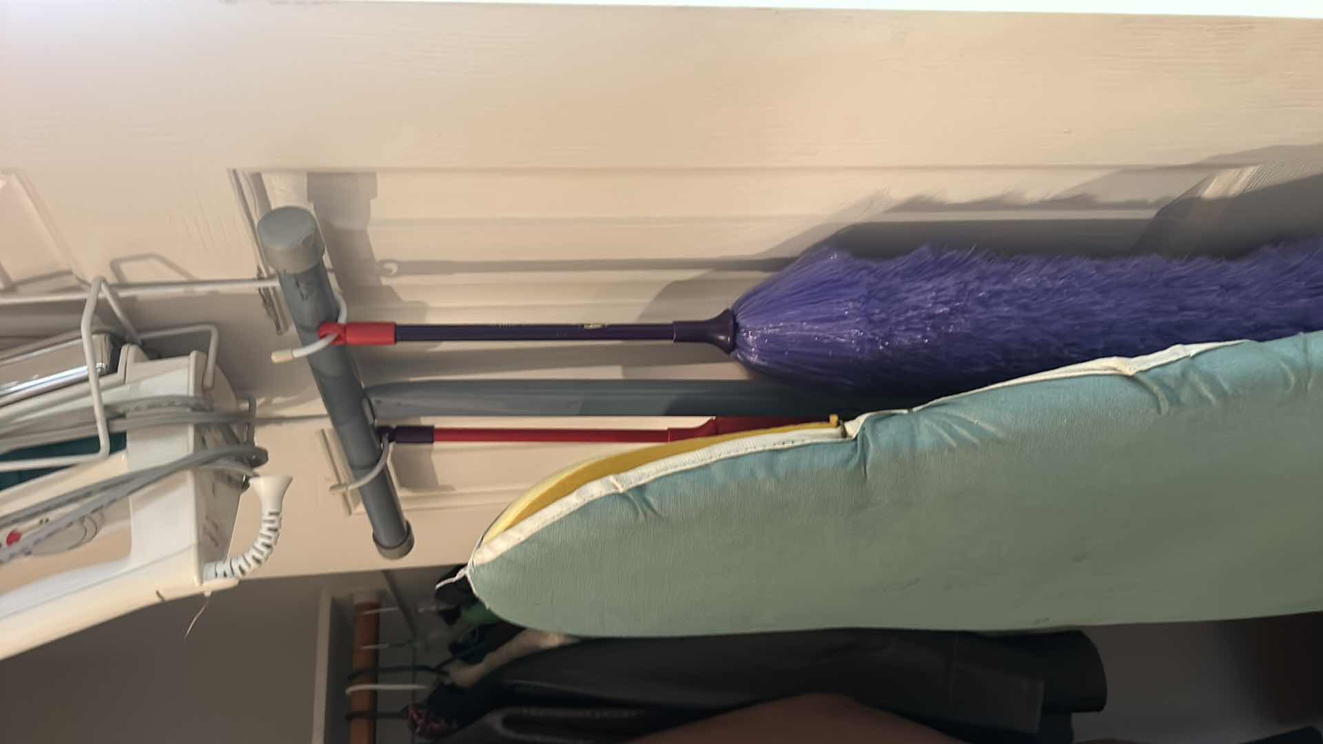 Photo 1 of OVER THE DOIR IRONING BOARD HOLDER, IRON AND IRONING BOARD