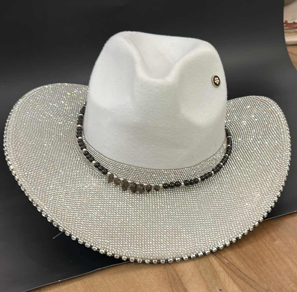 Photo 1 of NEW- CUSTOM BLING COWGIRL HAT ADJUSTABLE SIZE M-L