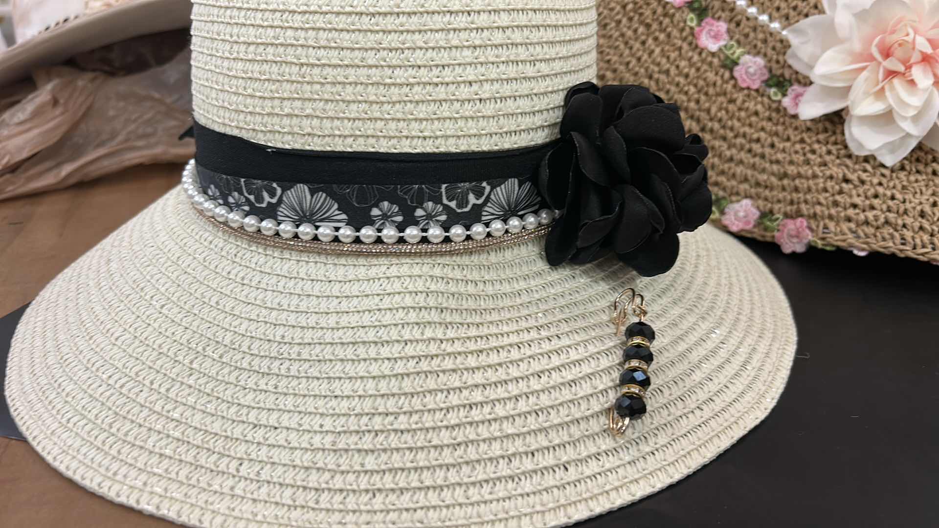 Photo 1 of NEW- 2 WOMENS CUSTOM SUN HATS