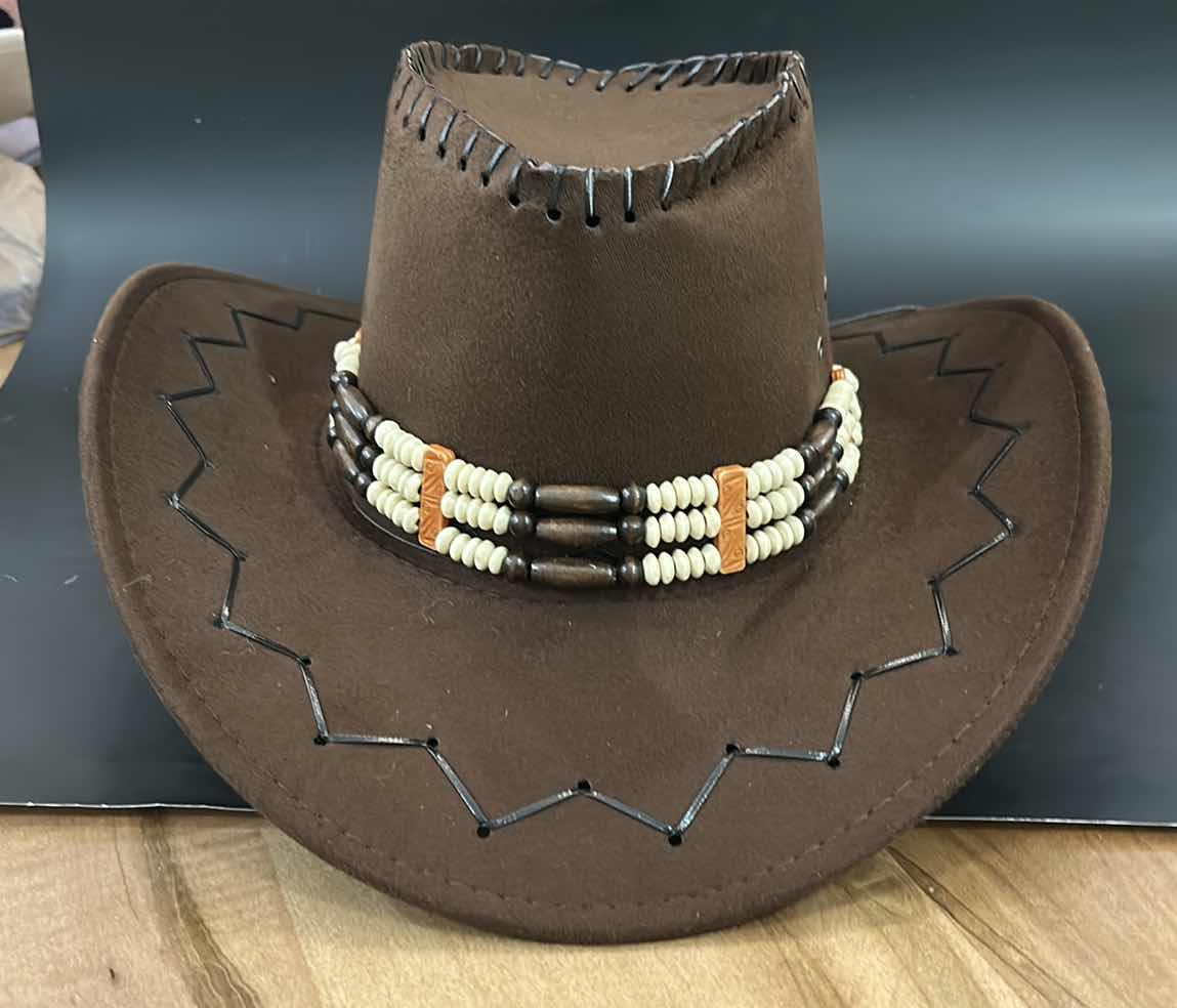 Photo 1 of NEW- MENS / WOMENS COWBOY/COWGIRL HAT SIZE MED