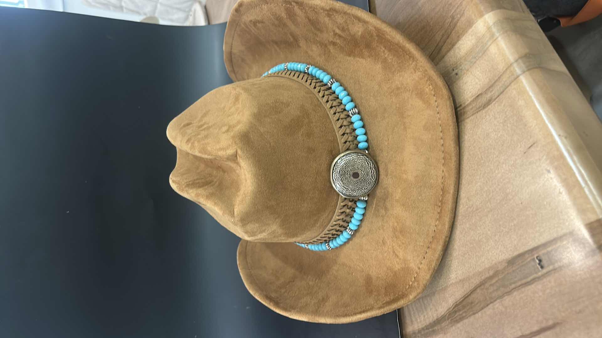 Photo 1 of NEW- CUSTOM WOMENS/ MENS WESTERN STYLE HAT M/L