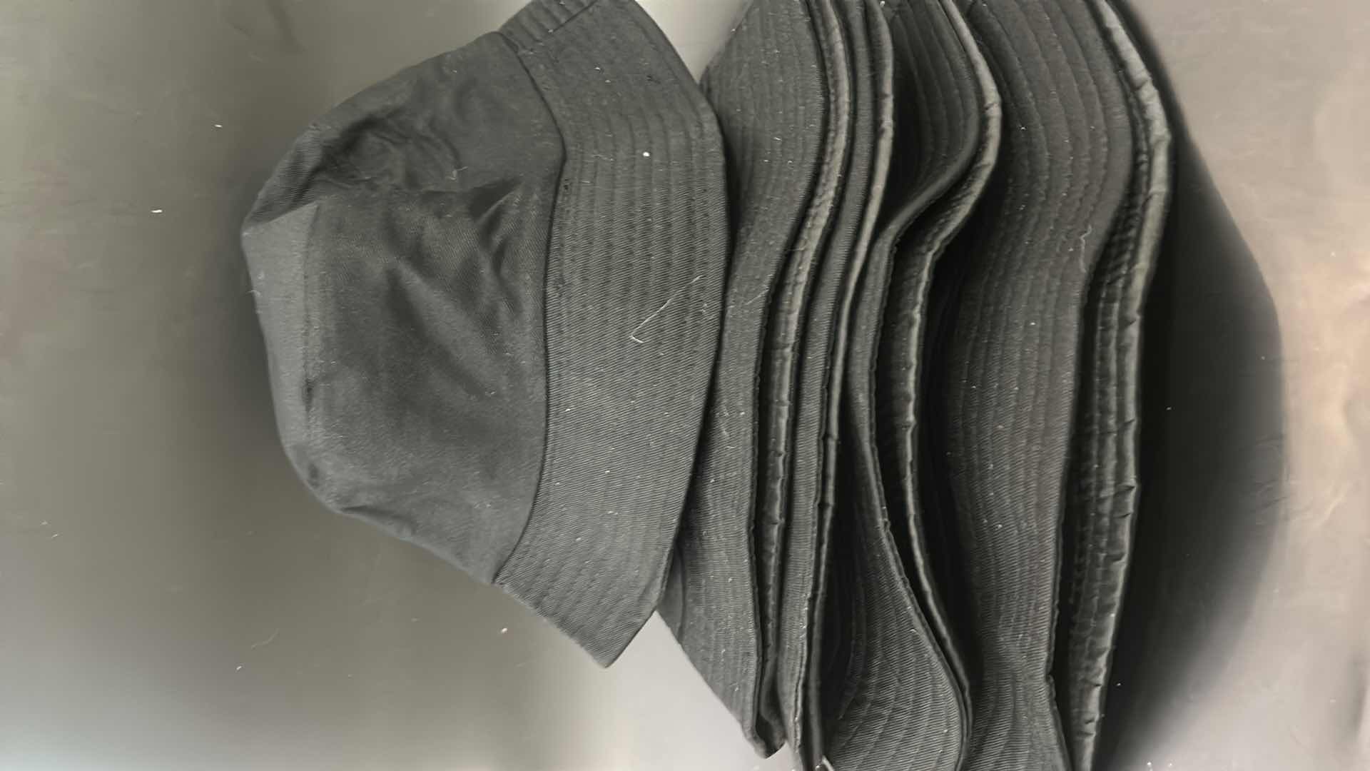 Photo 1 of NEW- 5 WOMENS BLACK BUCKET HATS