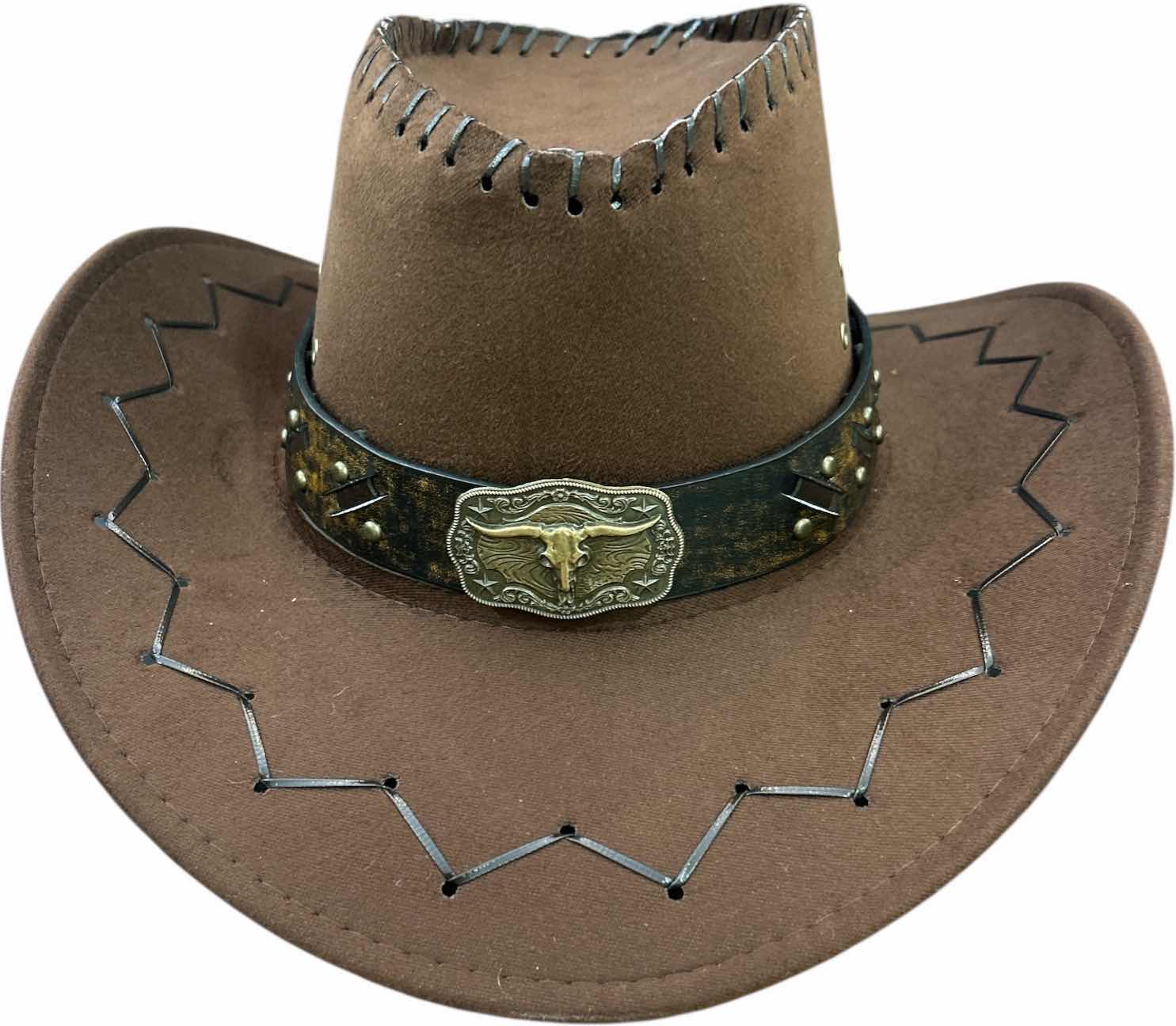 Photo 1 of NEW- MENS/WOMENS WESTERN STYLE HAT SIZE MED