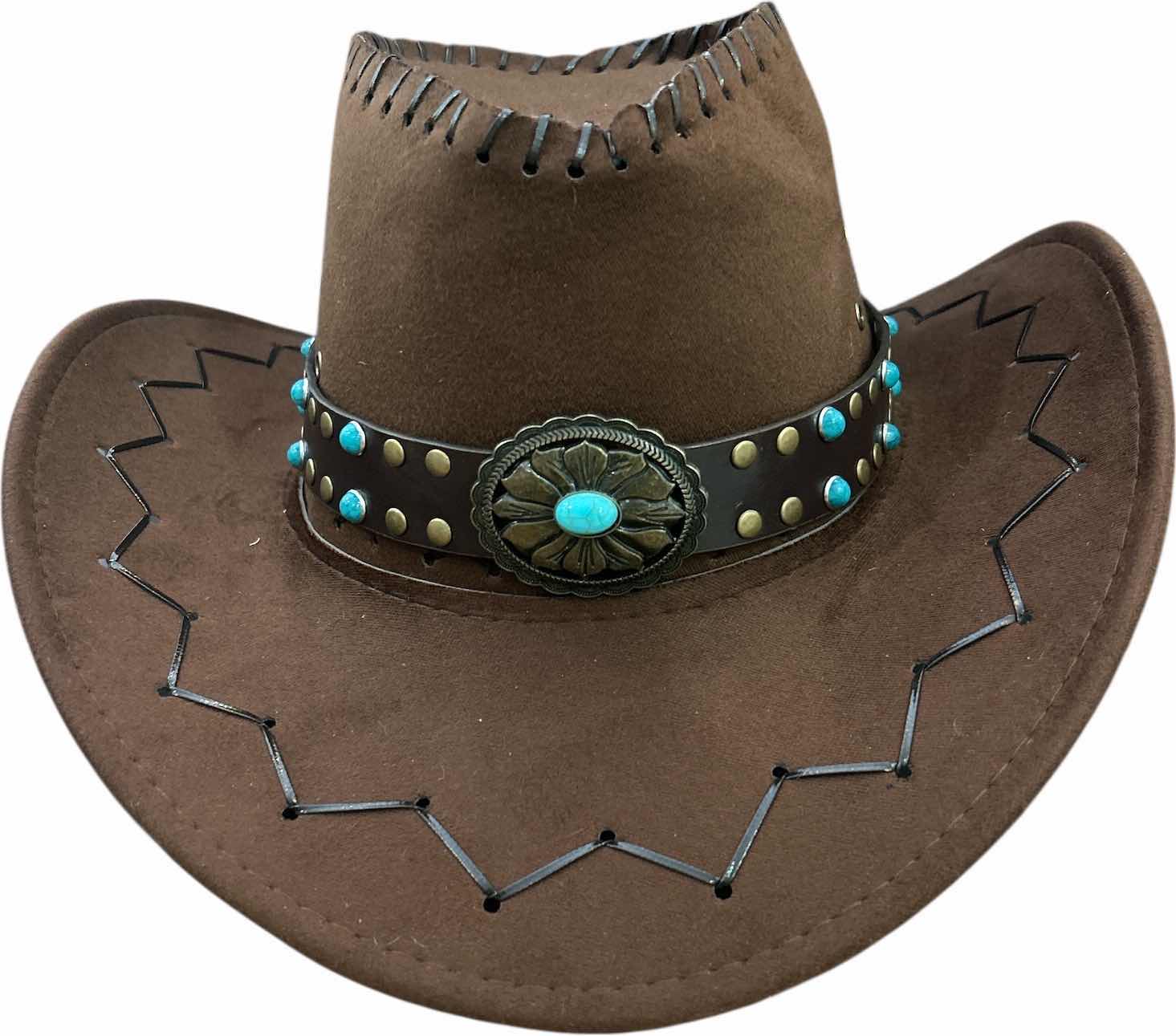 Photo 1 of NEW- MENS/WOMENS WESTERN STYLE HAT SIZE MED