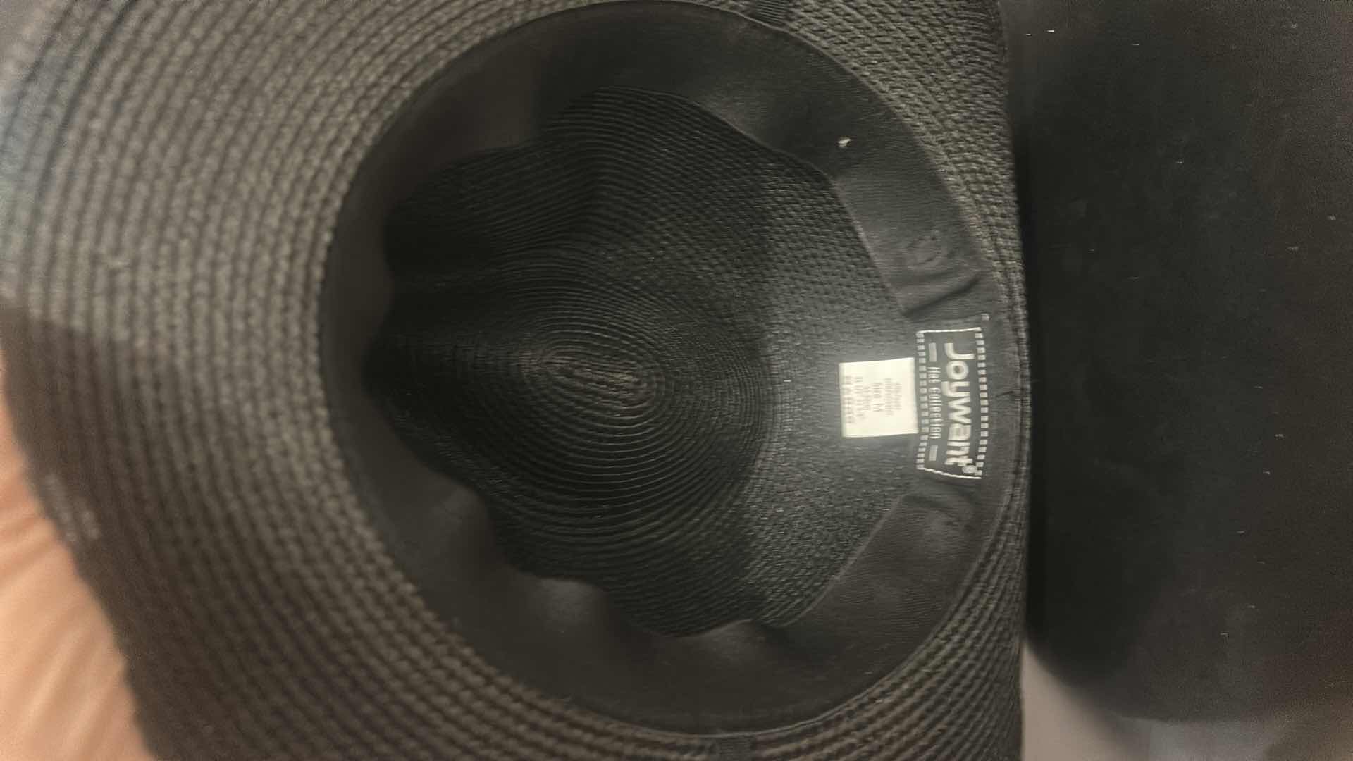 Photo 1 of NEW- WOMENS BLACK FEDORA STYLE CUSTOM HAT SIZE MED