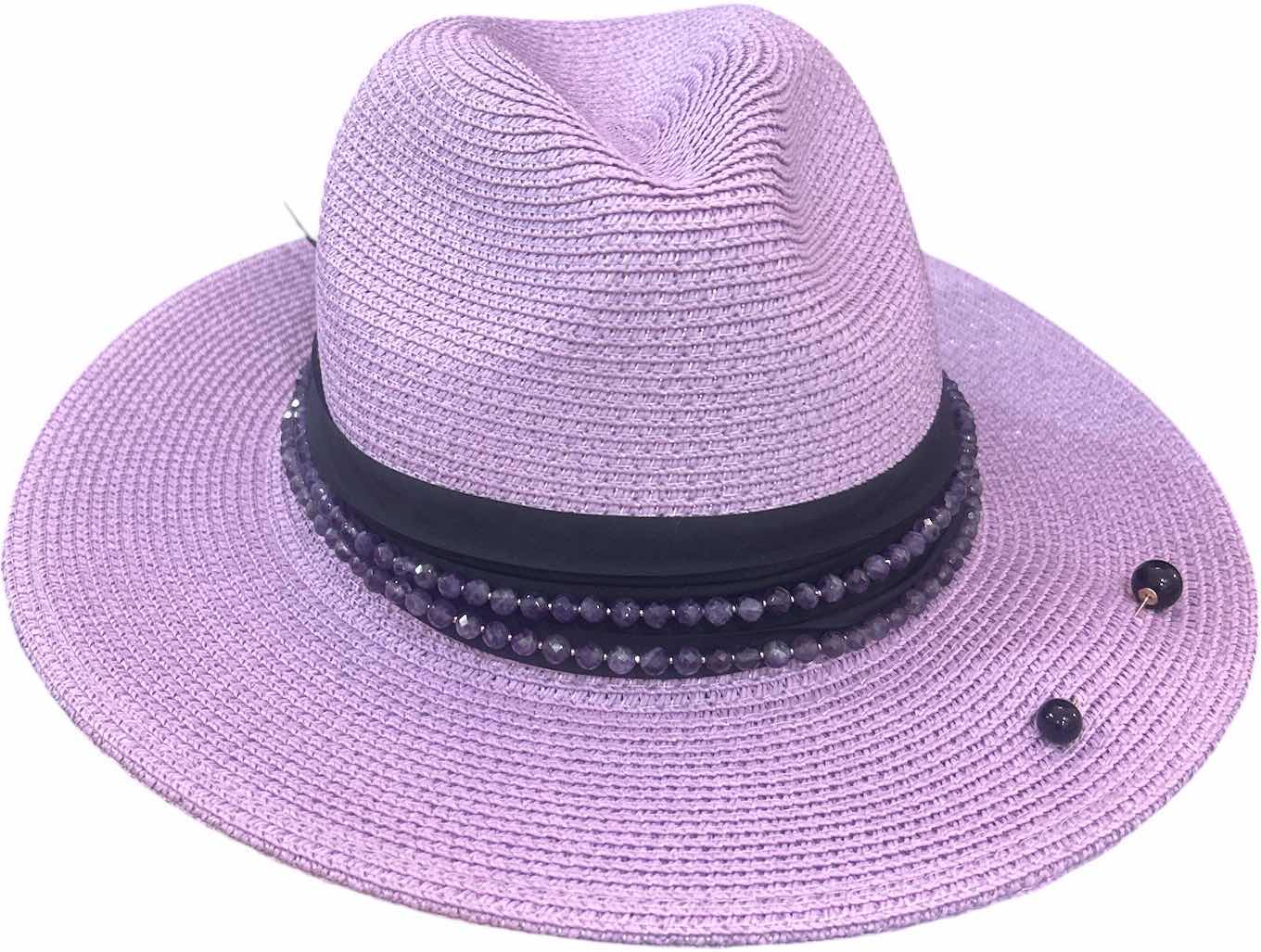 Photo 1 of NEW- WOMENS LAVENDER FEDORA STYLE CUSTOM HAT SIZE MED