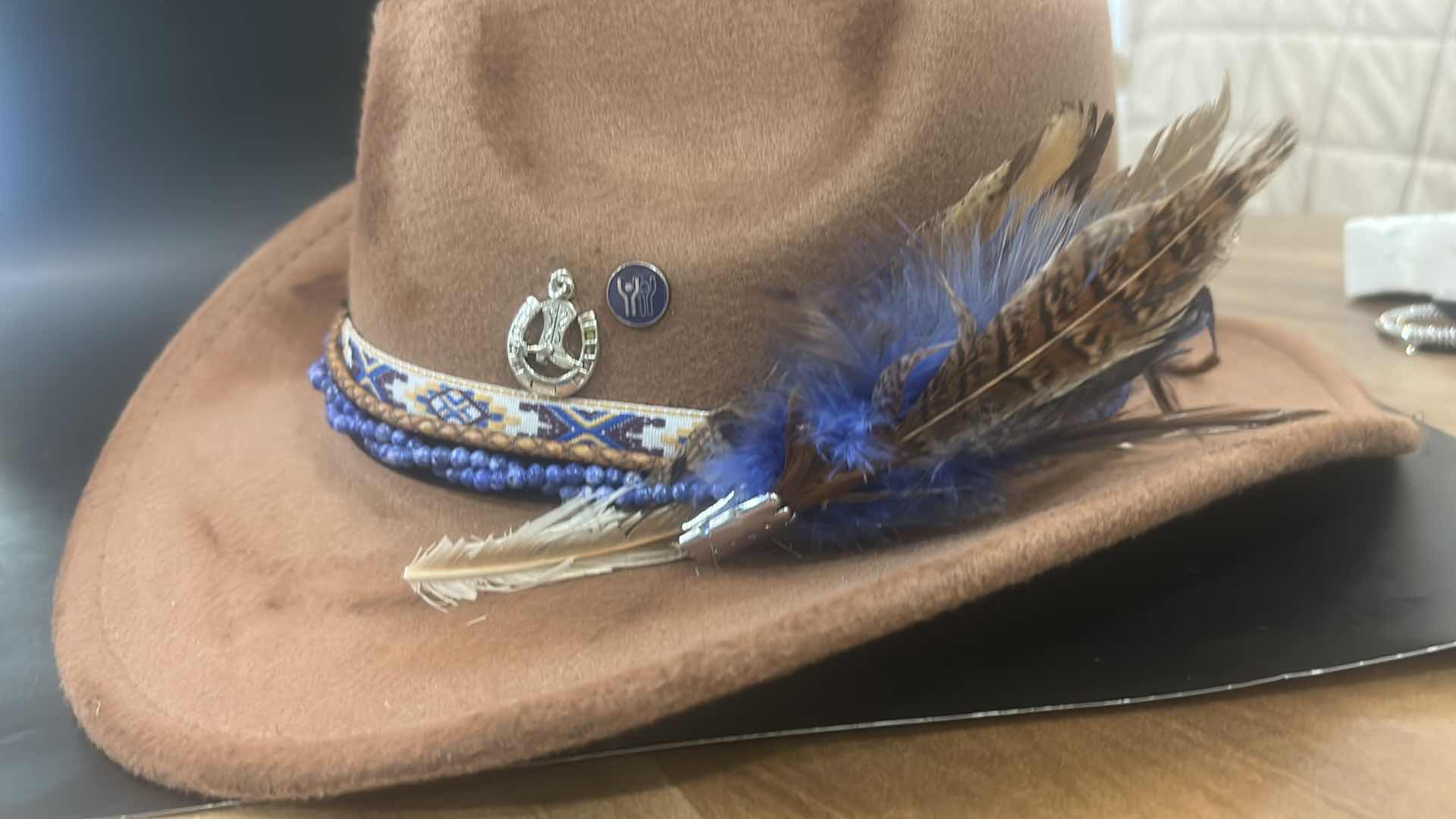 Photo 1 of NEW- WOMENS WESTERN STYLE COWGIRL CUSTOM HAT SIZE MED