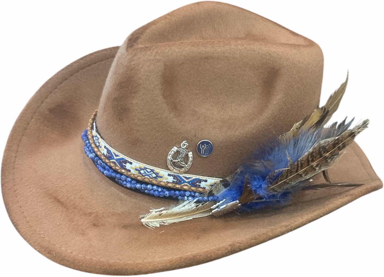Photo 1 of NEW- WOMENS WESTERN STYLE COWGIRL CUSTOM HAT SIZE MED