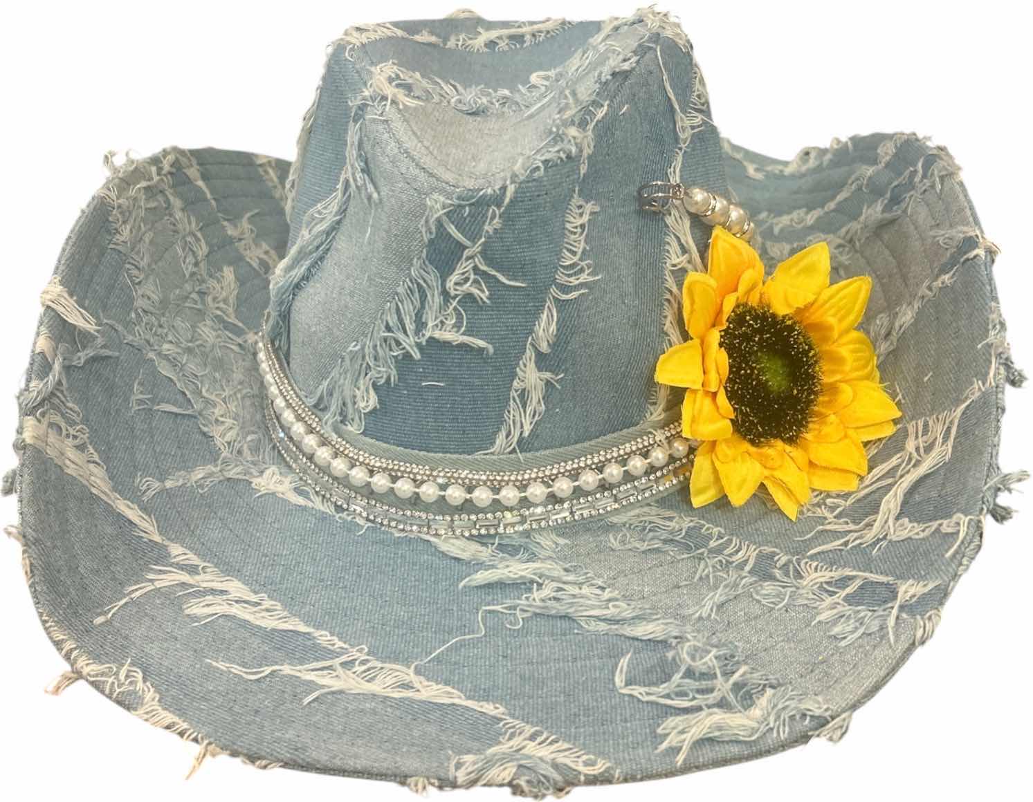 Photo 1 of NEW- WOMENS WESTERN STYLE COWGIRL CUSTOM HAT SIZE MED