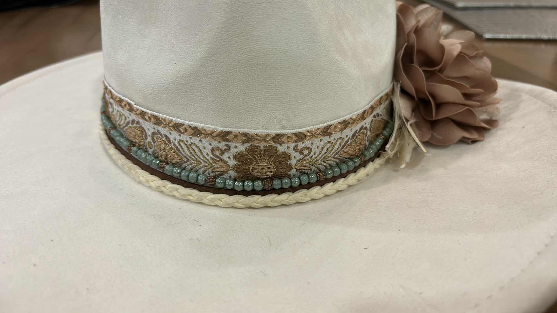 Photo 1 of NEW - WOMENS WESTERN STYLE CUSTOM FEDORA SIZE MED