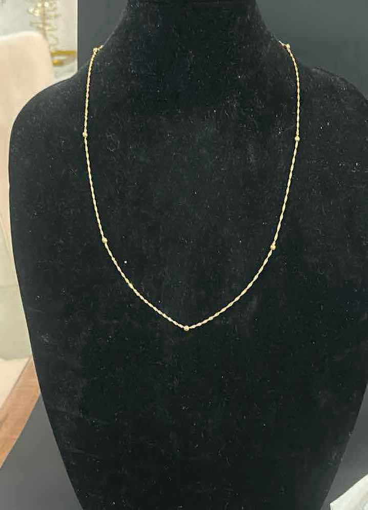 Photo 1 of 18K GOLD NECKLACE FROM ITALY 25” 3.94 grams