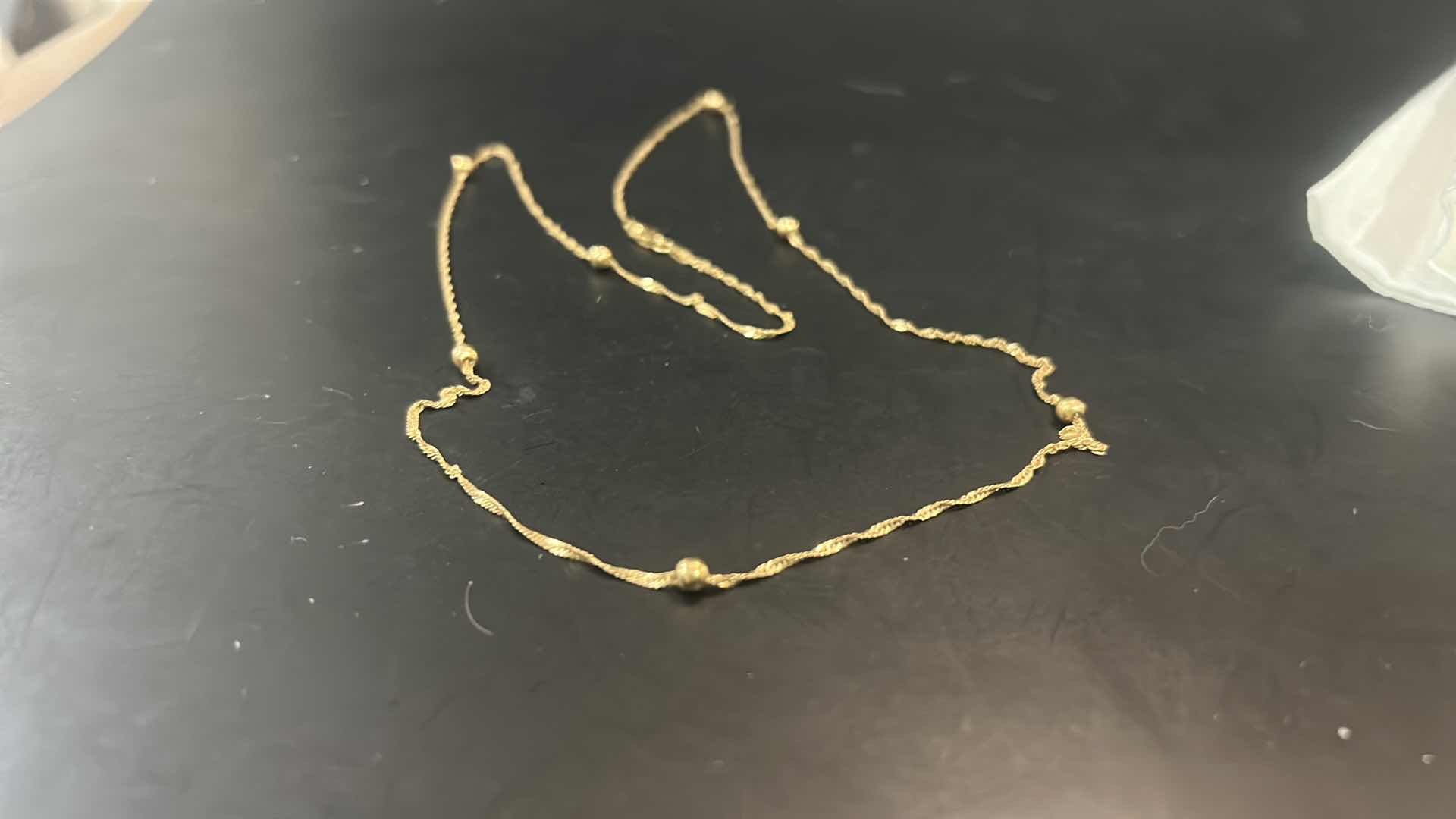 Photo 1 of 18K GOLD NECKLACE FROM ITALY 25” 3.94 grams