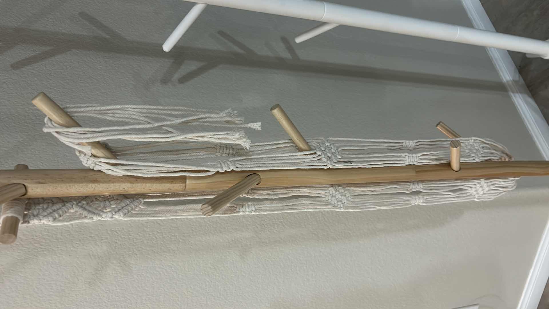 Photo 1 of 2 COAT RACKS AND MACRAME HAT HANGER