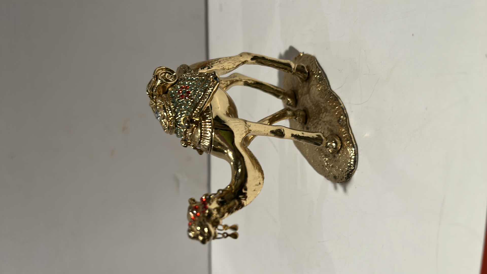 Photo 1 of BEJEWELED CAMEL TRINKET BOX H4”
