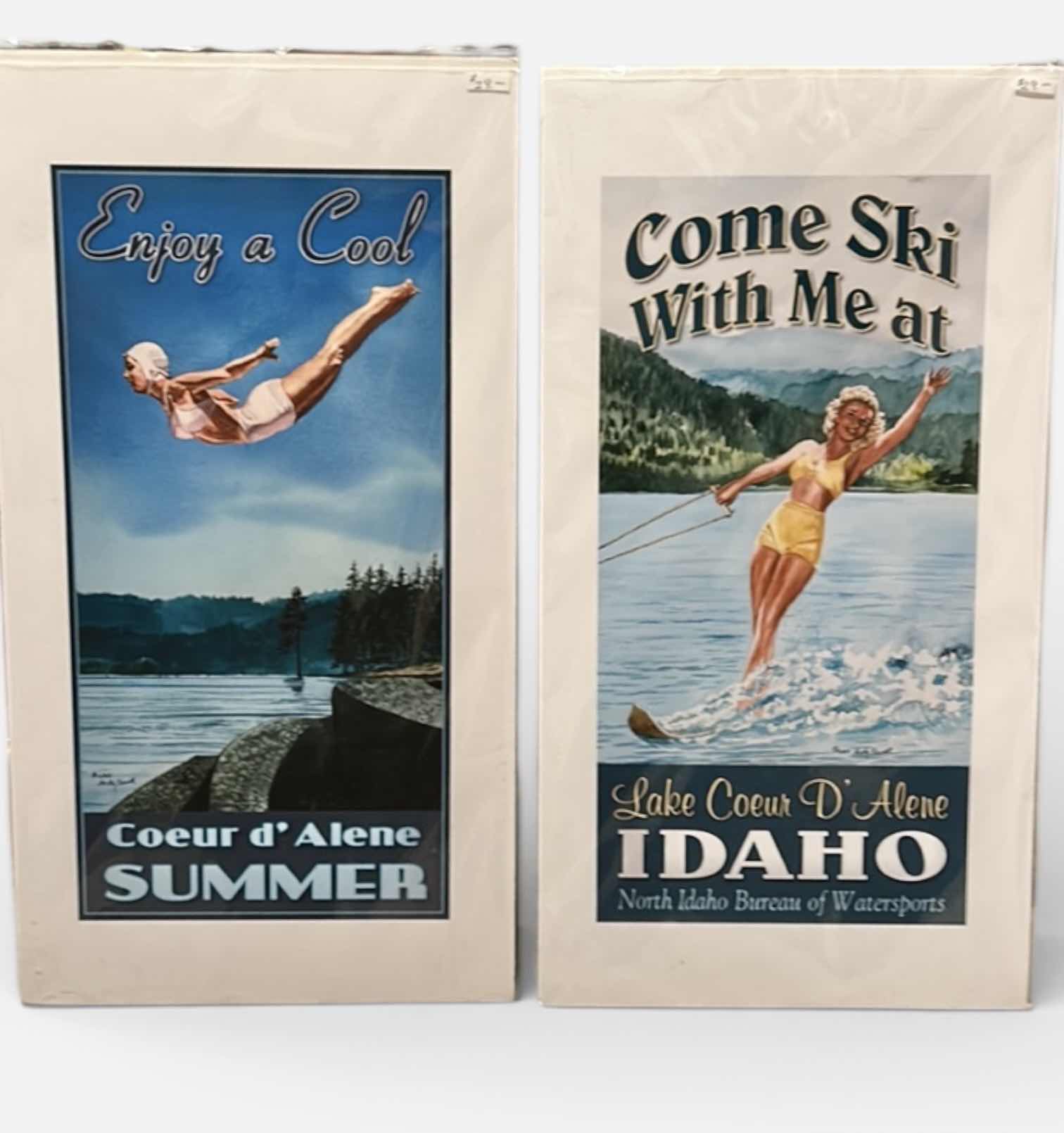 Photo 1 of 2 - SEWELL STUDIO GALLERY “IDAHO” PRINTS BY ANDY SEWELL, ARTWORK 8” X H15”