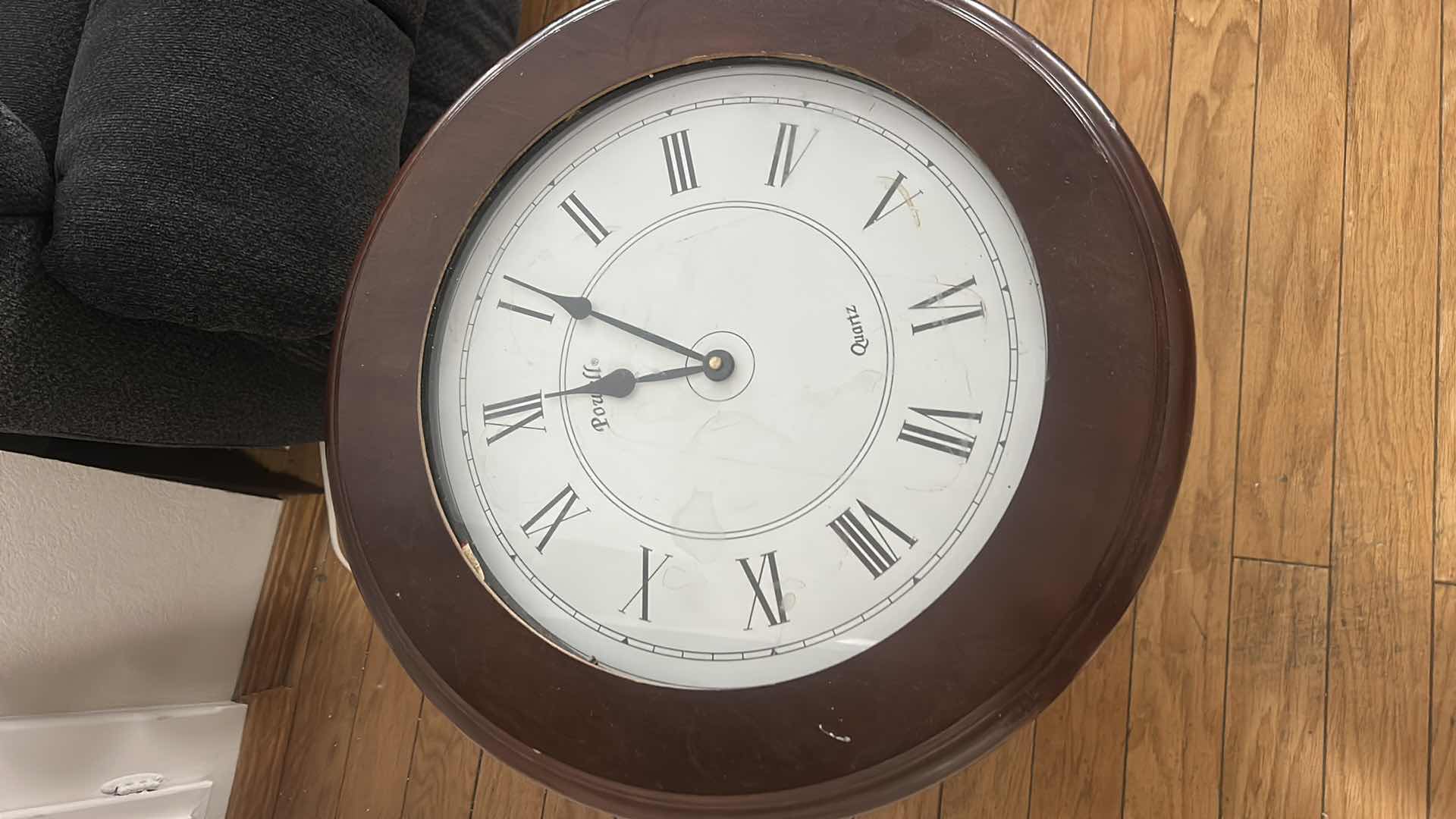 Photo 1 of CLOCK SIDE TABLE 18 1/2” x H22”