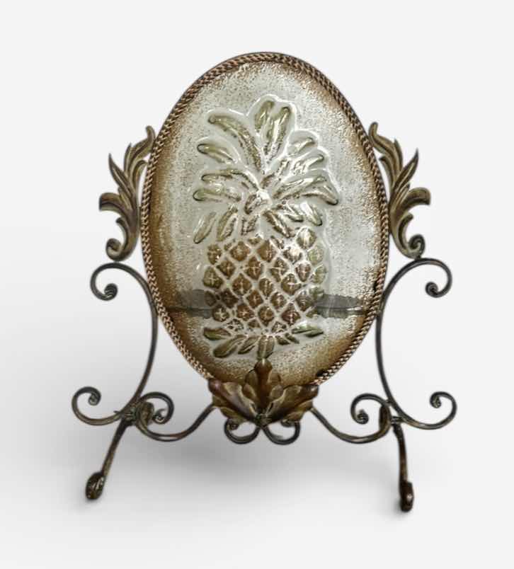 Photo 1 of ORNATE METAL CANDLE HOLDER H 19.5”