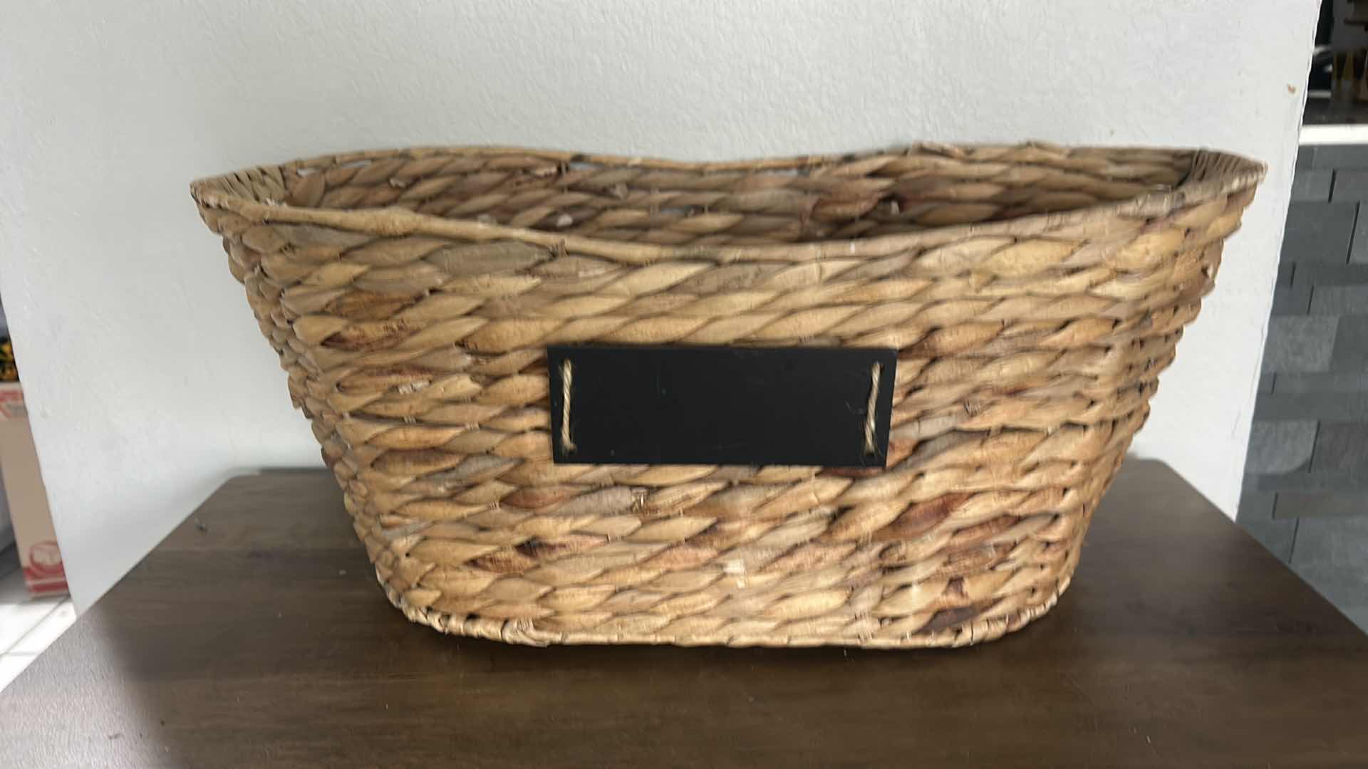 Photo 1 of WOVEN BASKET 19” x 10” x H8”