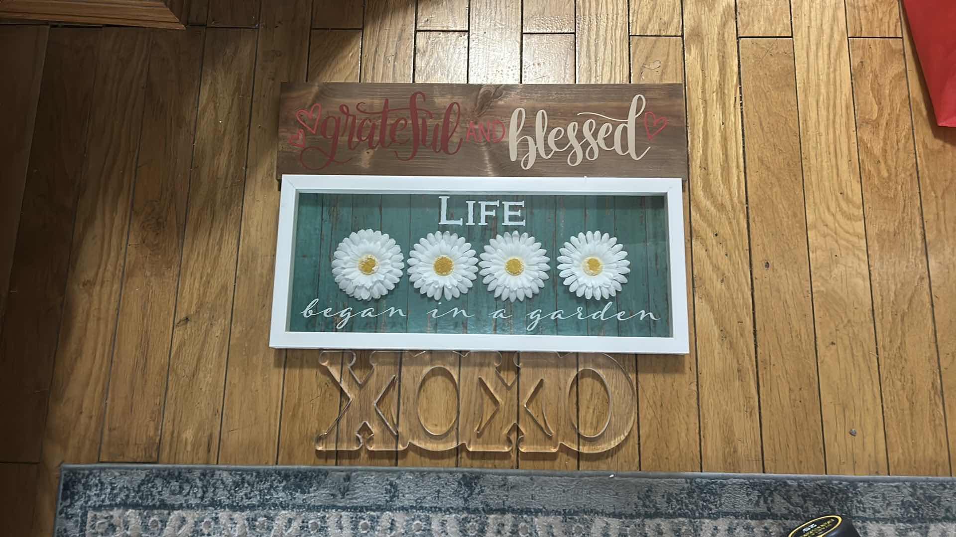 Photo 1 of 3 PC HOME DECOR ARTWORK (LARGEST 21” x H9”)