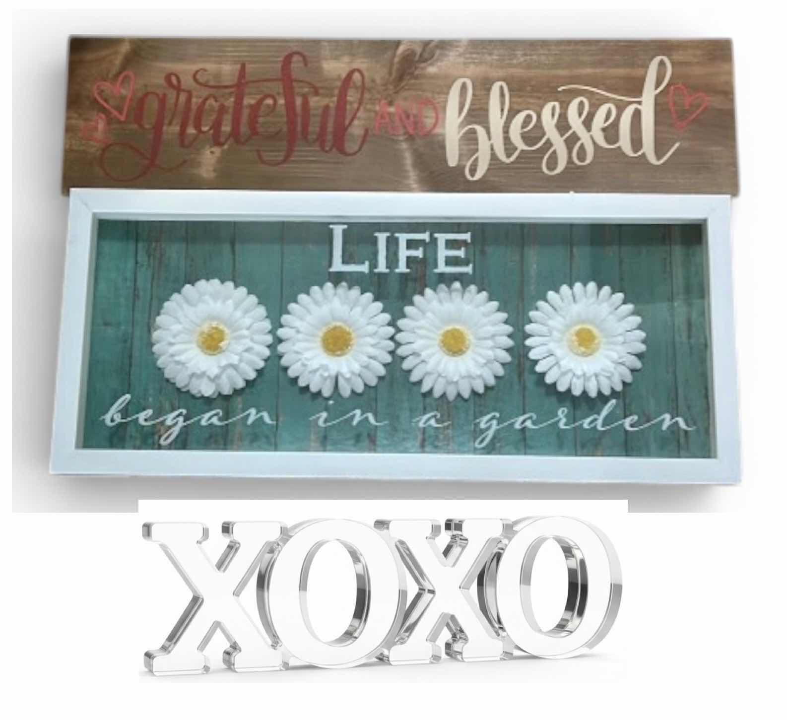 Photo 1 of 3 PC HOME DECOR ARTWORK (LARGEST 21” x H9”)