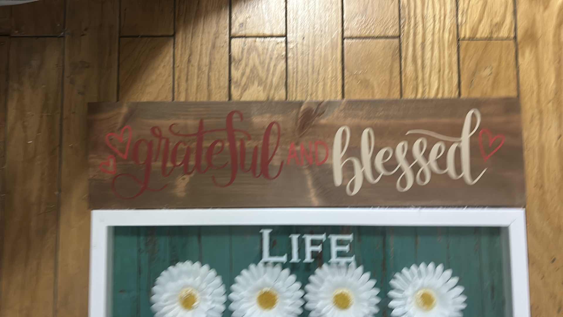 Photo 1 of 3 PC HOME DECOR ARTWORK (LARGEST 21” x H9”)