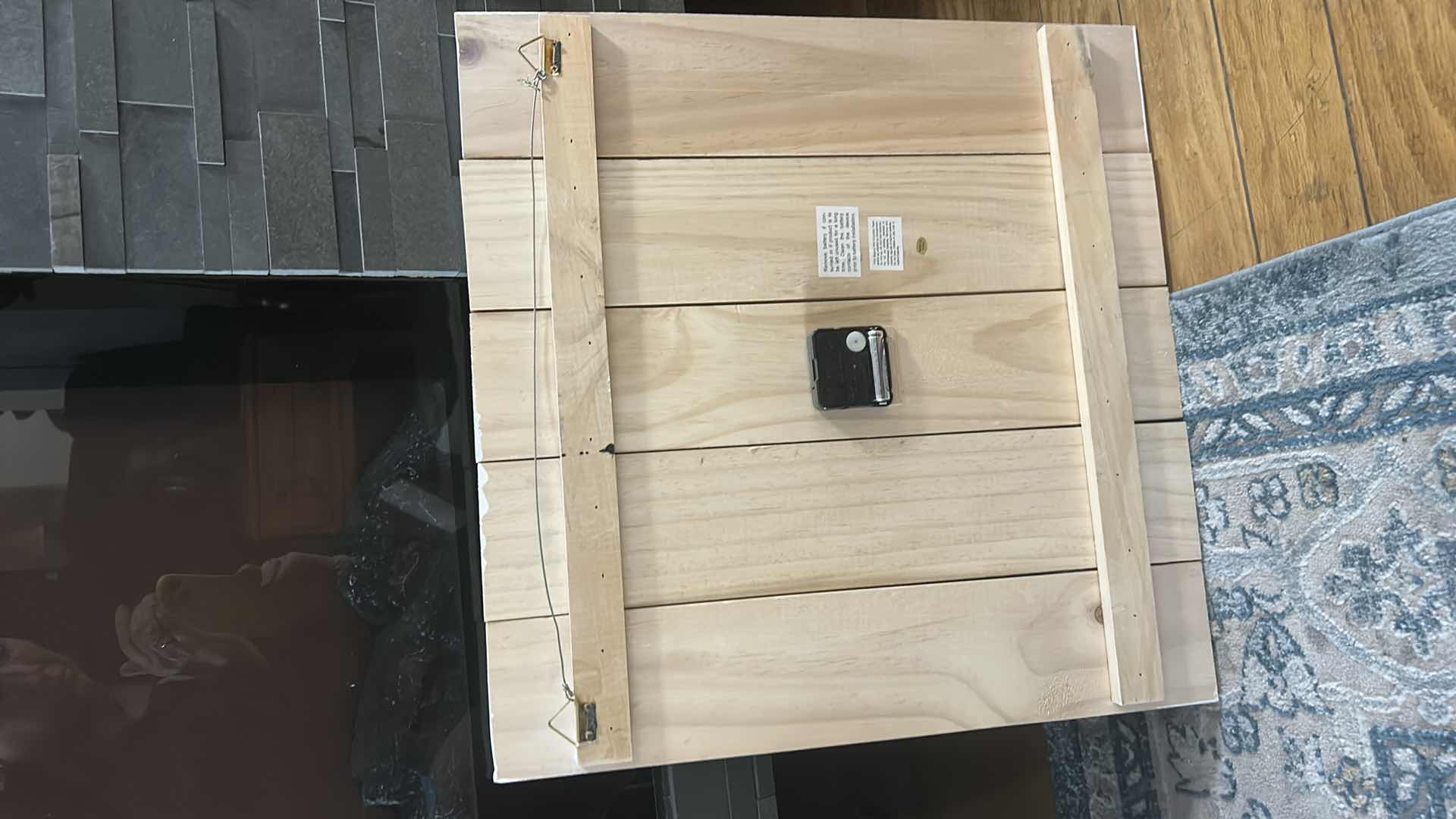 Photo 1 of SQUARE RUSTIC WALL CLOCK 20” x 20”