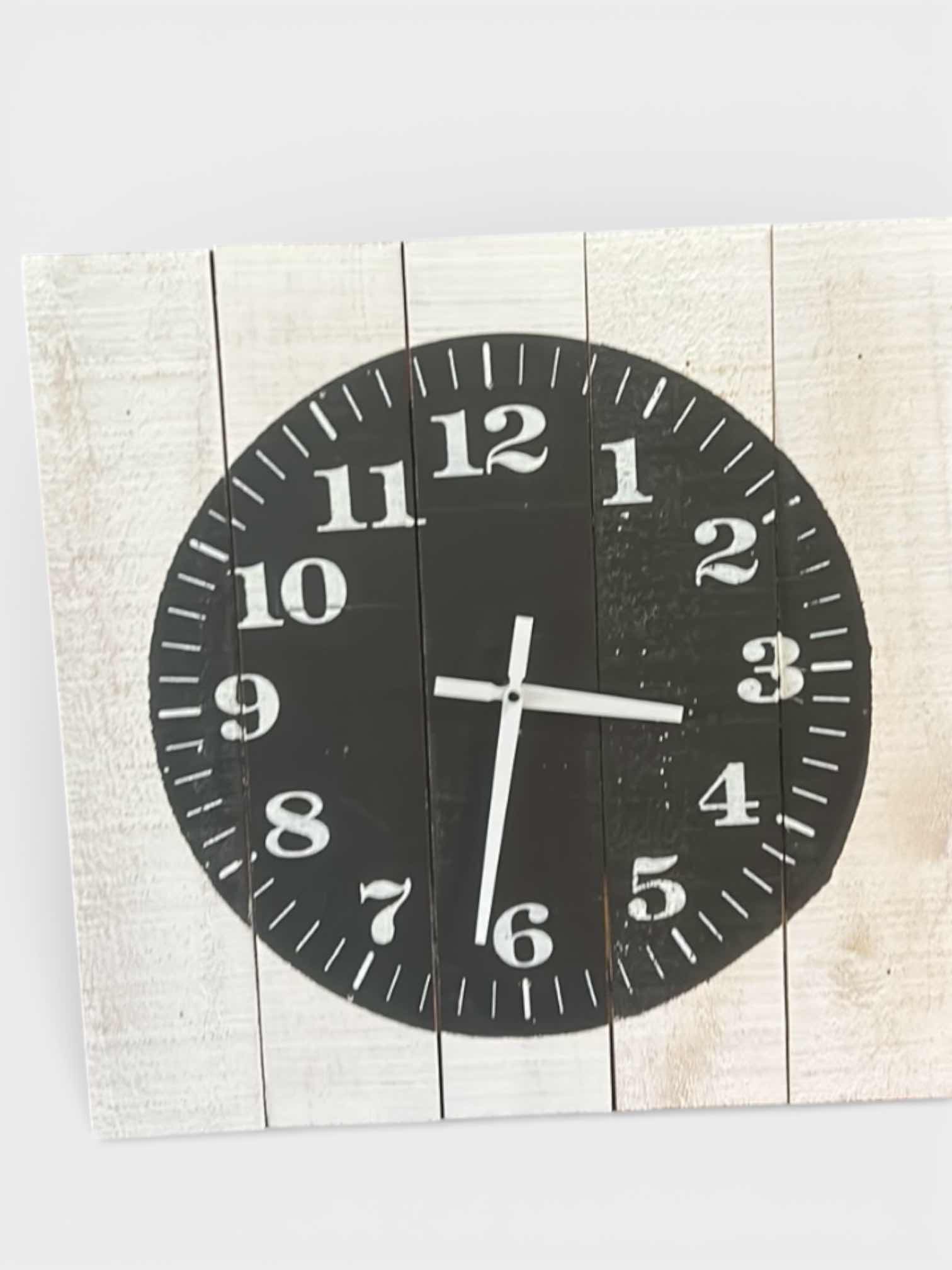 Photo 1 of SQUARE RUSTIC WALL CLOCK 20” x 20”