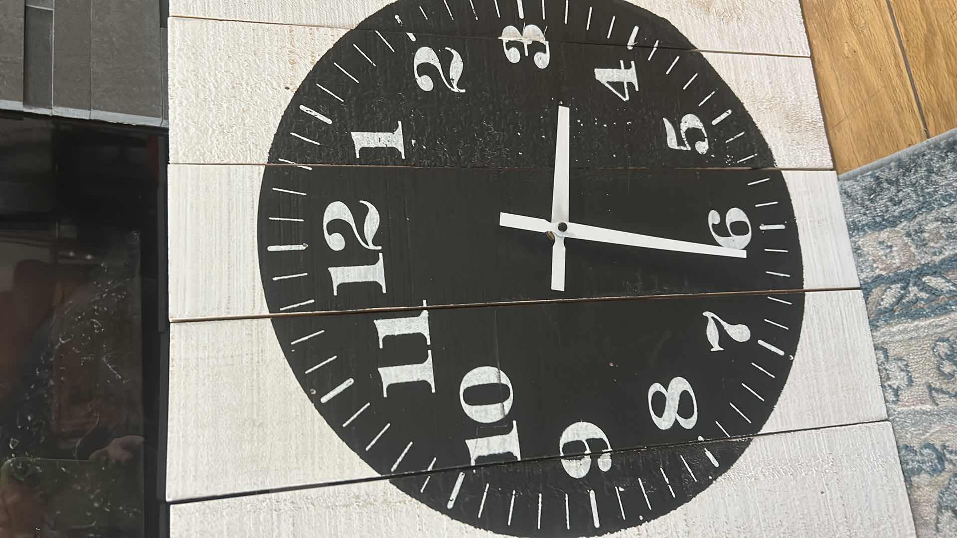 Photo 1 of SQUARE RUSTIC WALL CLOCK 20” x 20”