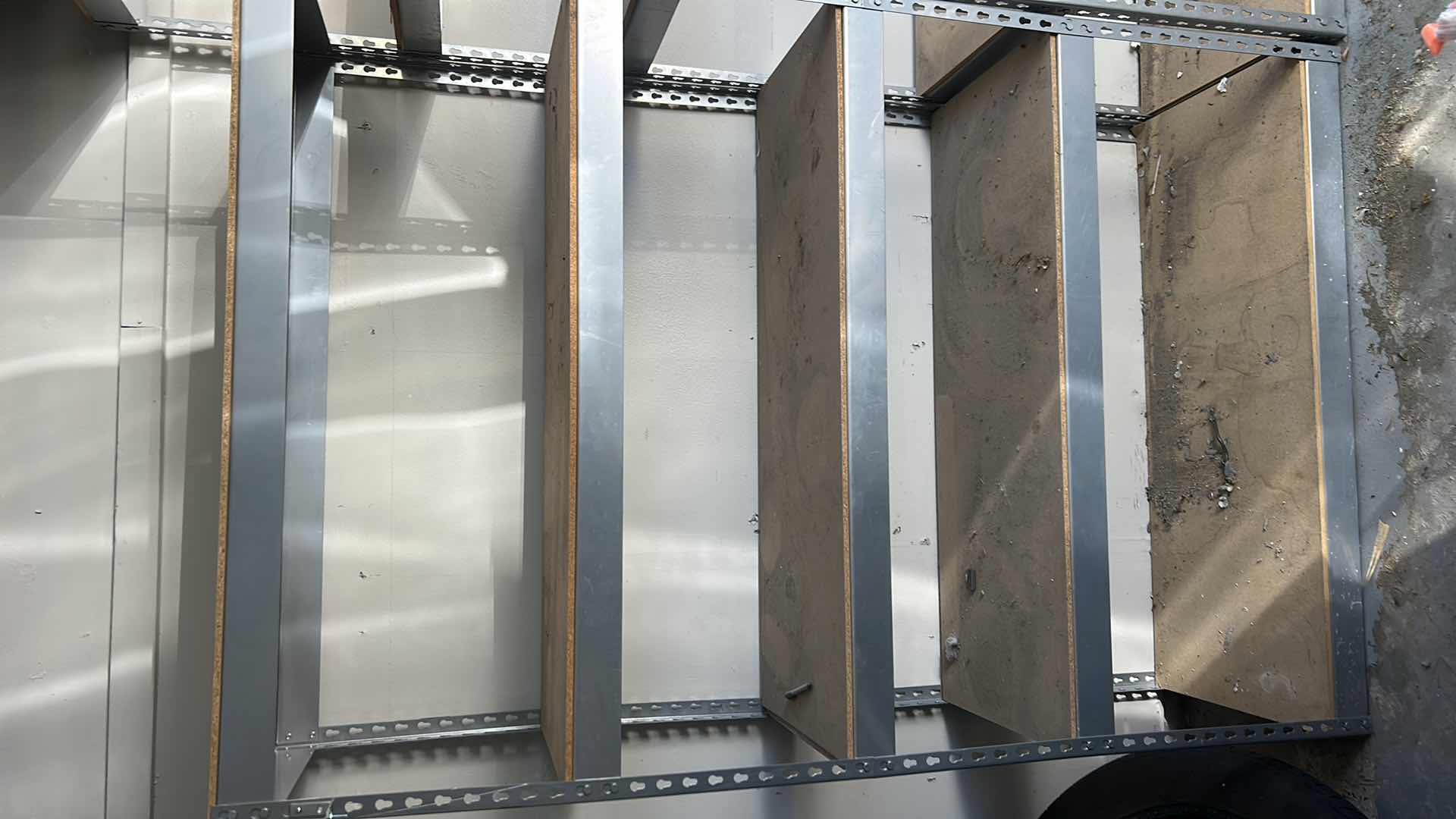 Photo 1 of HEAVY METAL SHELVING UNIT4’ x 18 1/2” x H6’