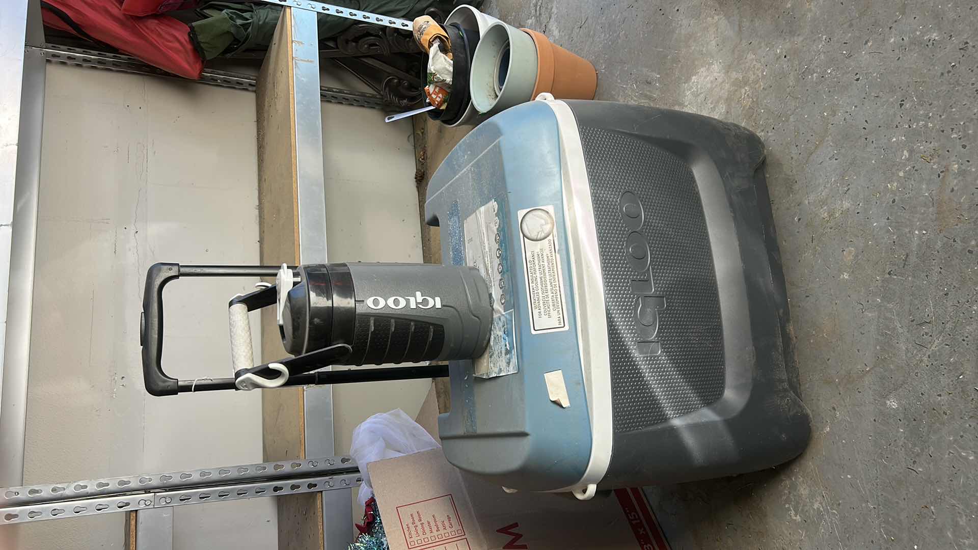 Photo 1 of IGLOO COOLER AND IGLOO THERMOS