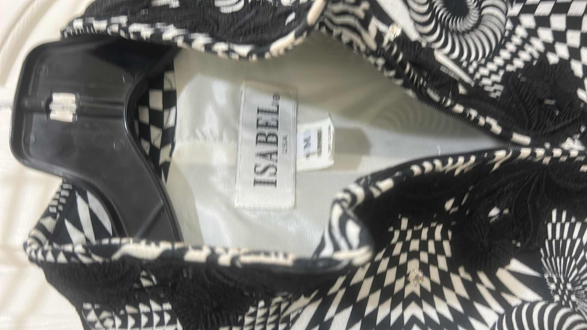 Photo 1 of ISABEL MARANT DESIGNER BLACK & WHITE JACKET (M)