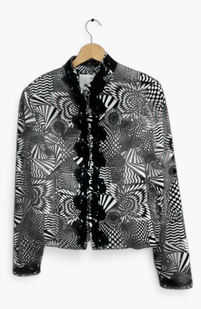 Photo 1 of ISABEL MARANT DESIGNER BLACK & WHITE JACKET (M)