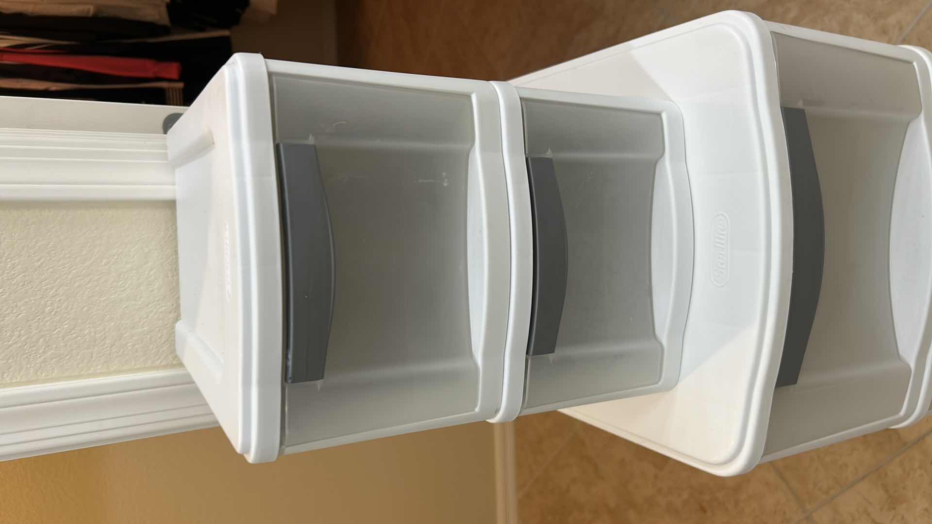 Photo 1 of 6- PLASTIC STORAGE CONTAINERS