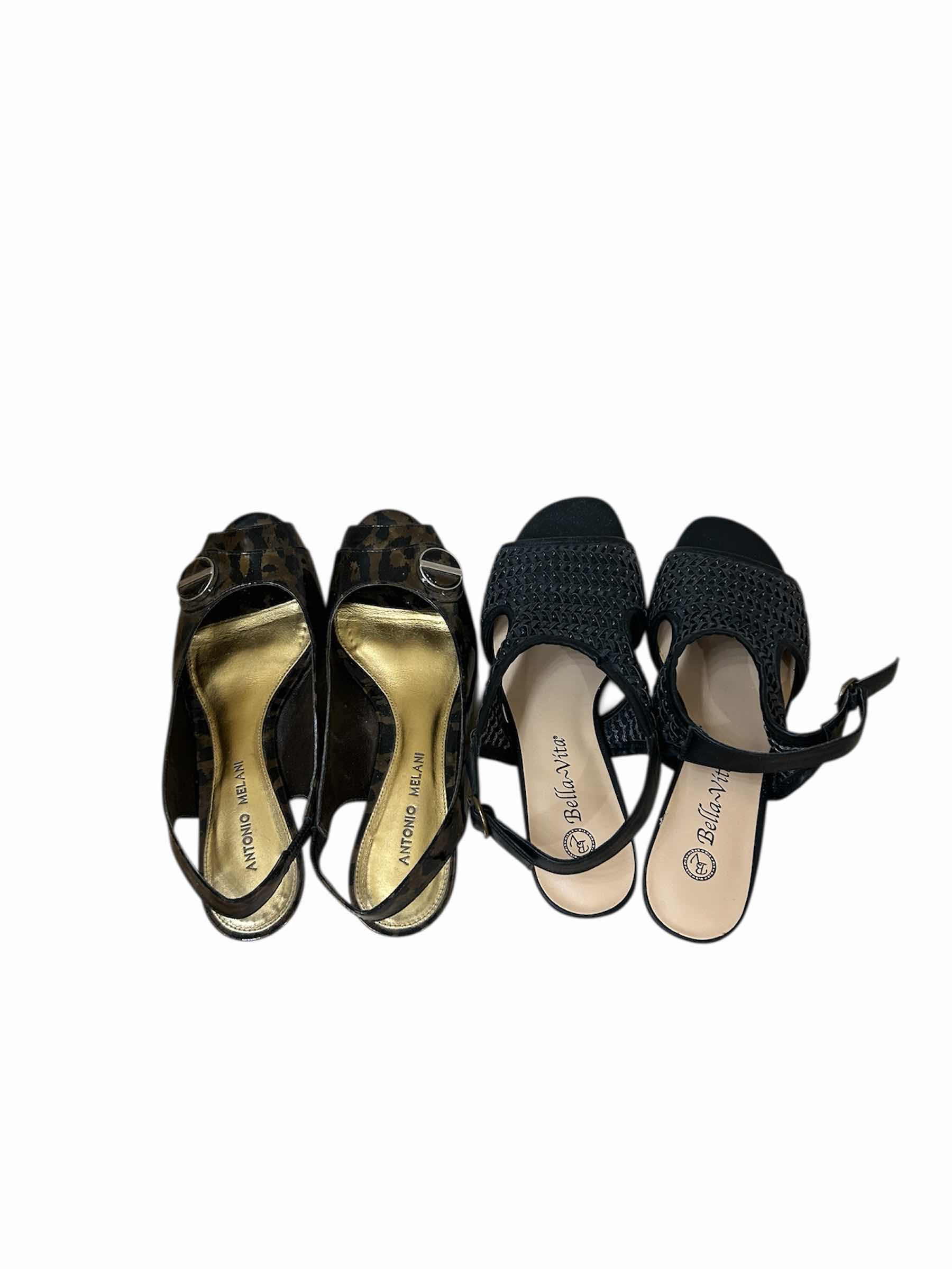 Photo 1 of ANTONIO MELANI & BELLA VITA SLING BACK WOMEN'S SHOES (SIZE 8N)